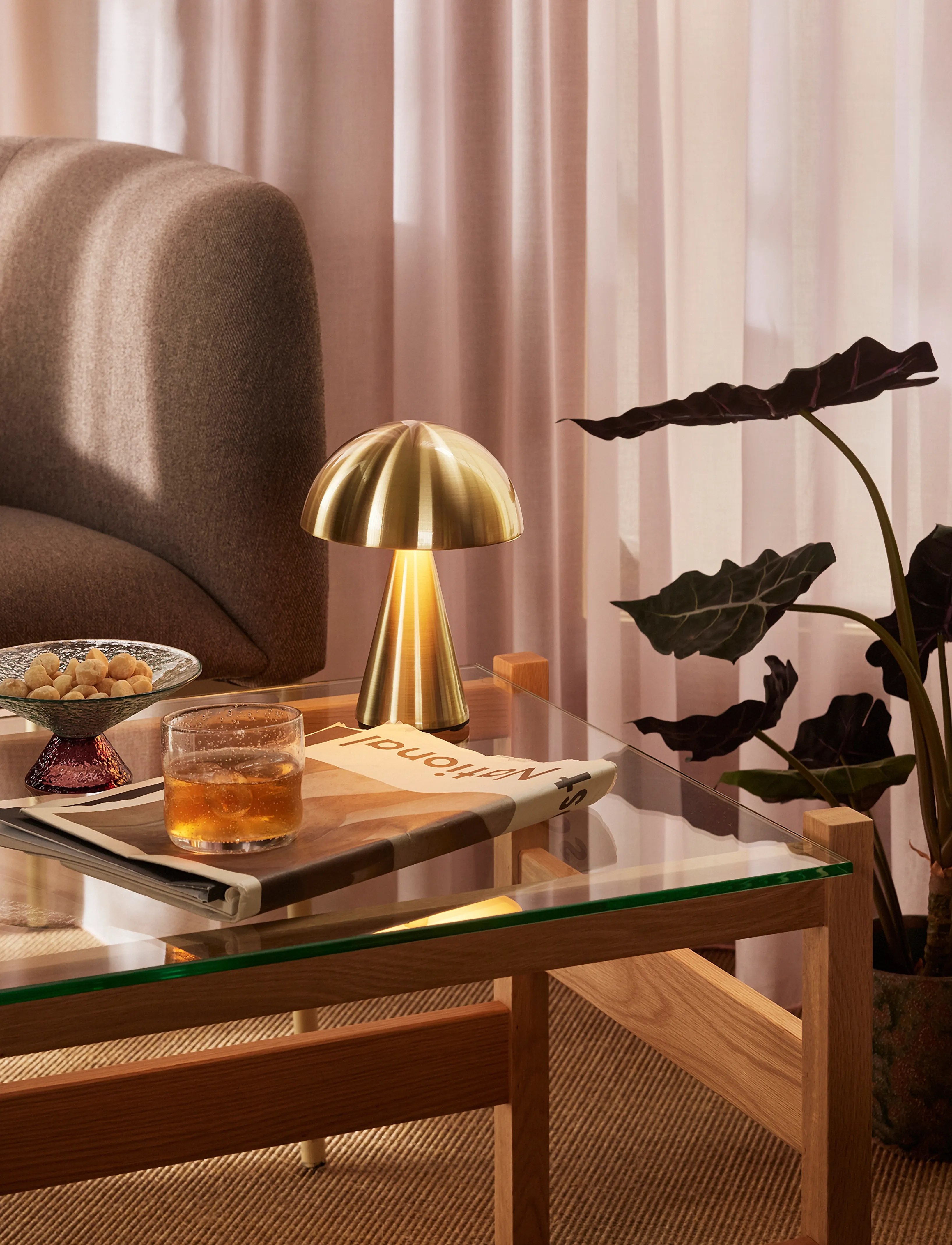 Hübsch - Ledge Side Table - beistelltische & kleine tische - natural - 5
