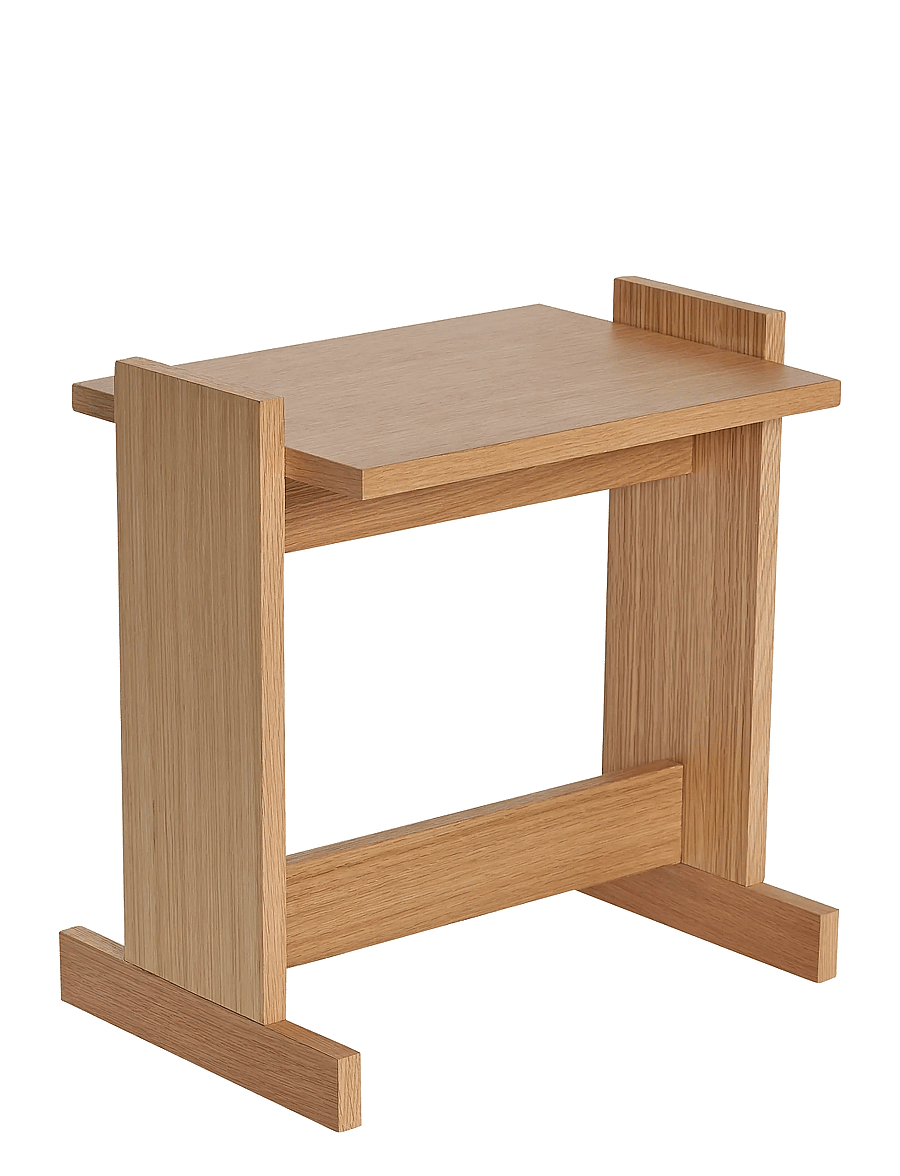 Hübsch - Futu Side Table - beistelltische & kleine tische - natural - 3