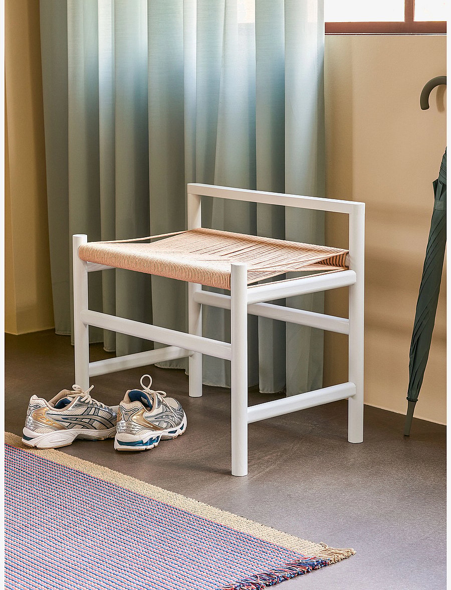 Hübsch - Heritage Bench - toolid ja pingid - grey - 3