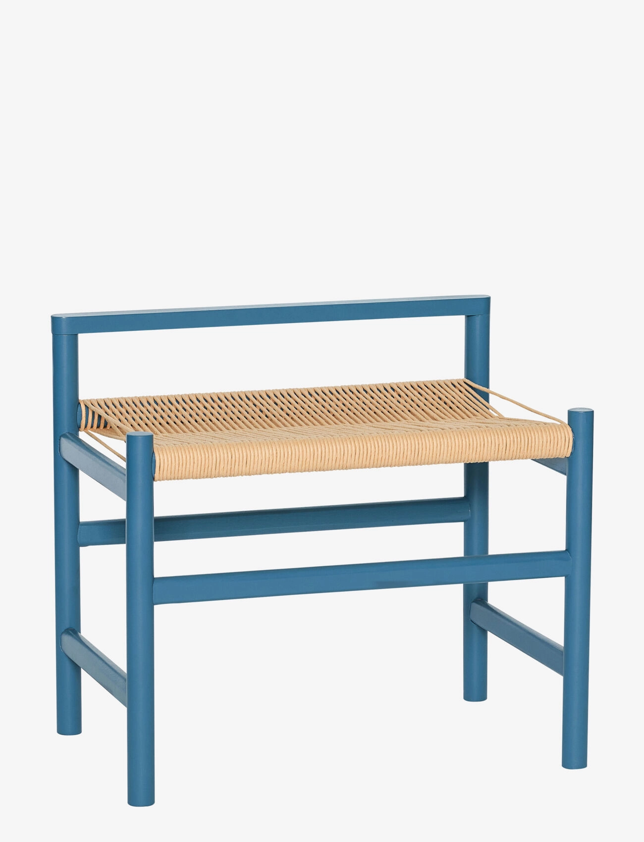 Hübsch Heritage Bench, Taburet og bænk, Blå, Str: 60X 40X 55CM