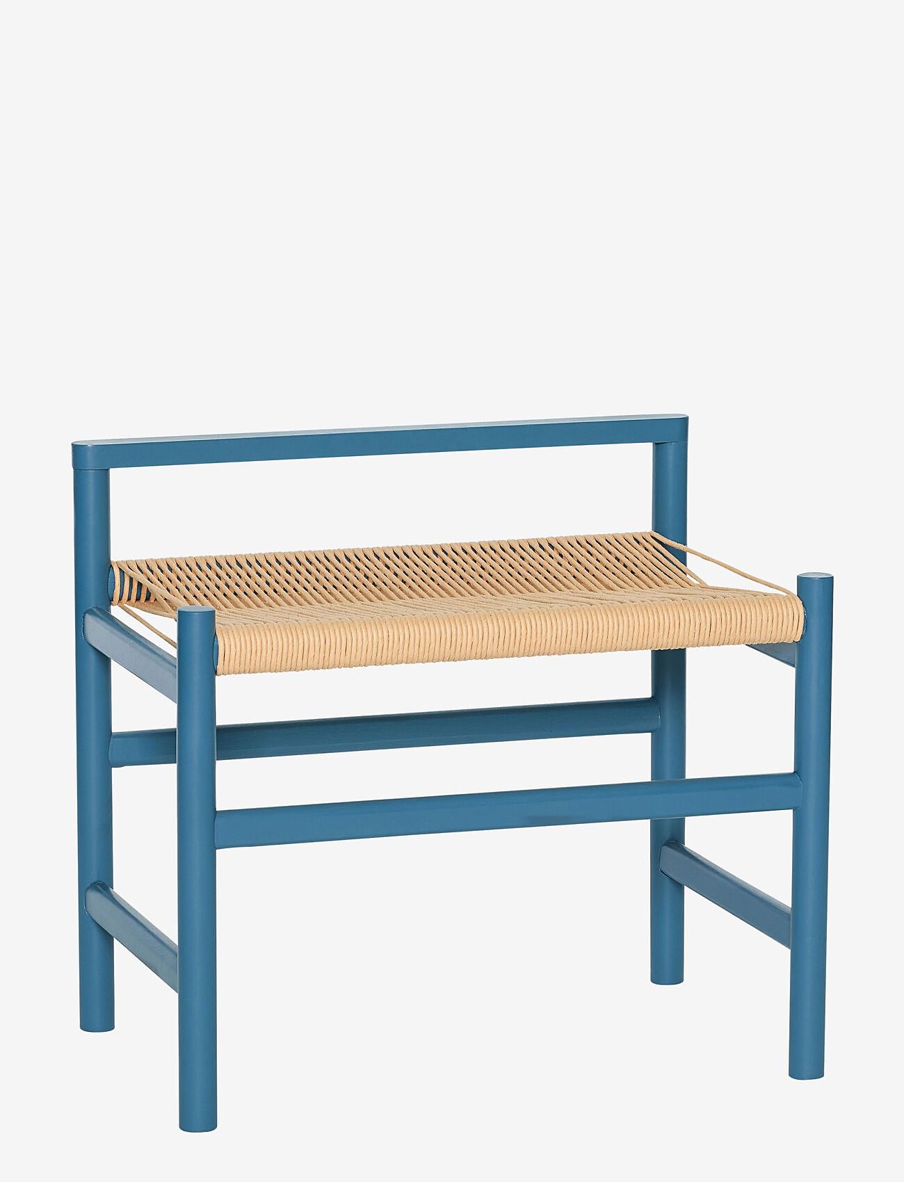 Hübsch - Heritage Bench - taburetter og bænke - blue - 1