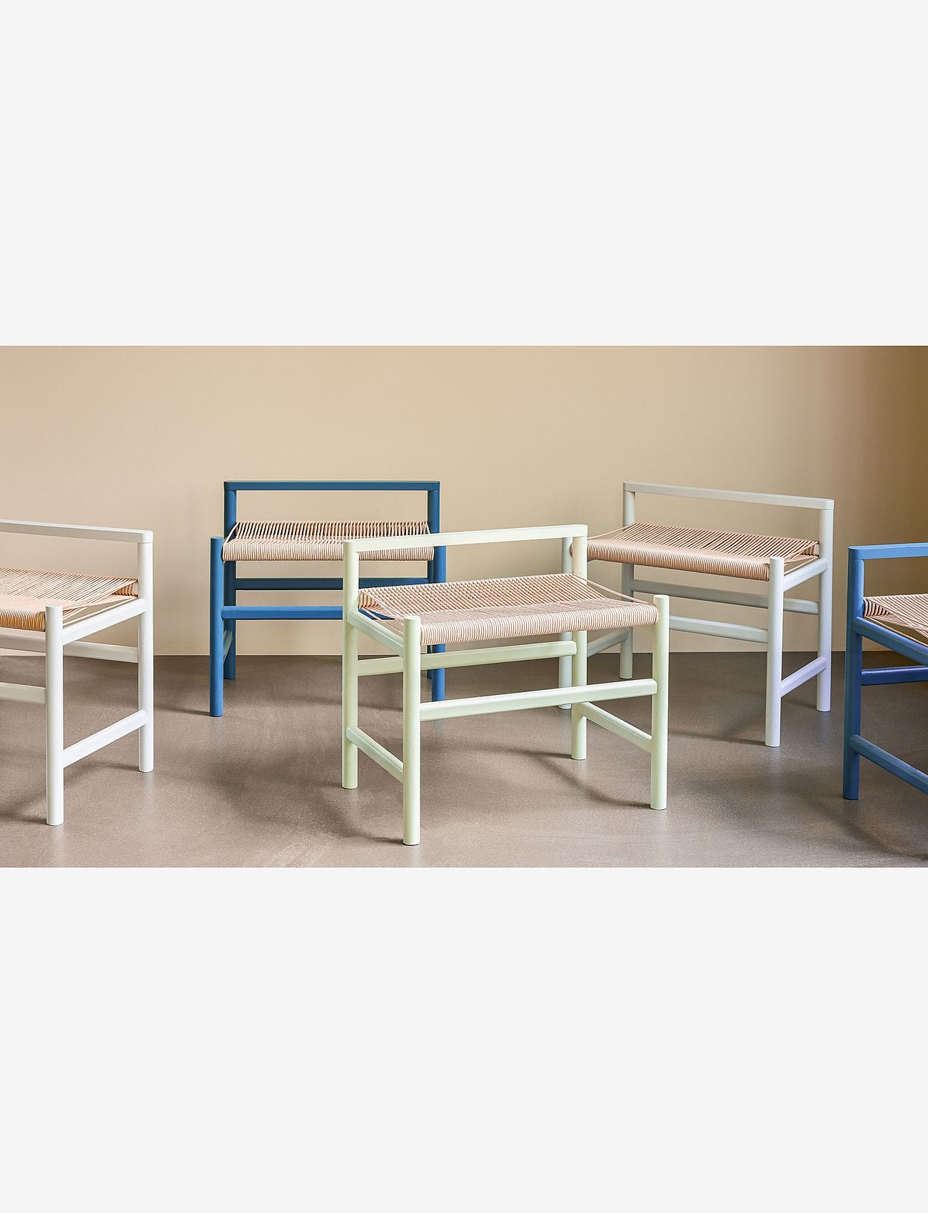 Hübsch - Heritage Bench - taburetter og bænke - blue - 2