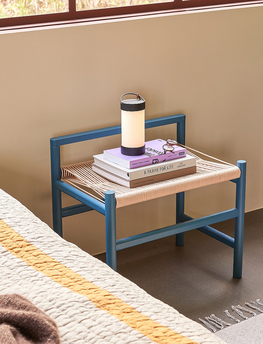 Hübsch - Heritage Bench - hocker & bänke - blue - 0
