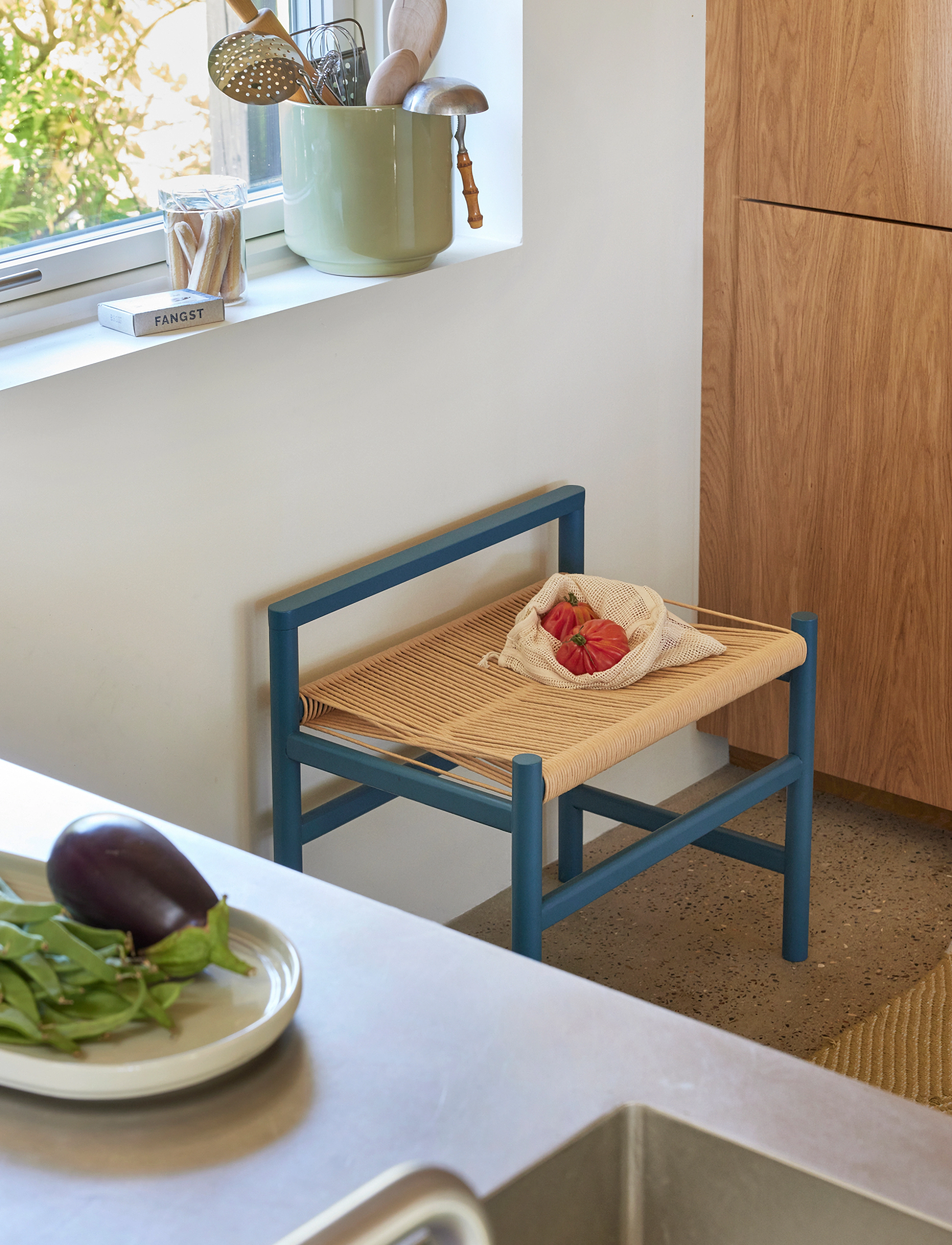 Hübsch - Heritage Bench - taburetter og bænke - blue - 5
