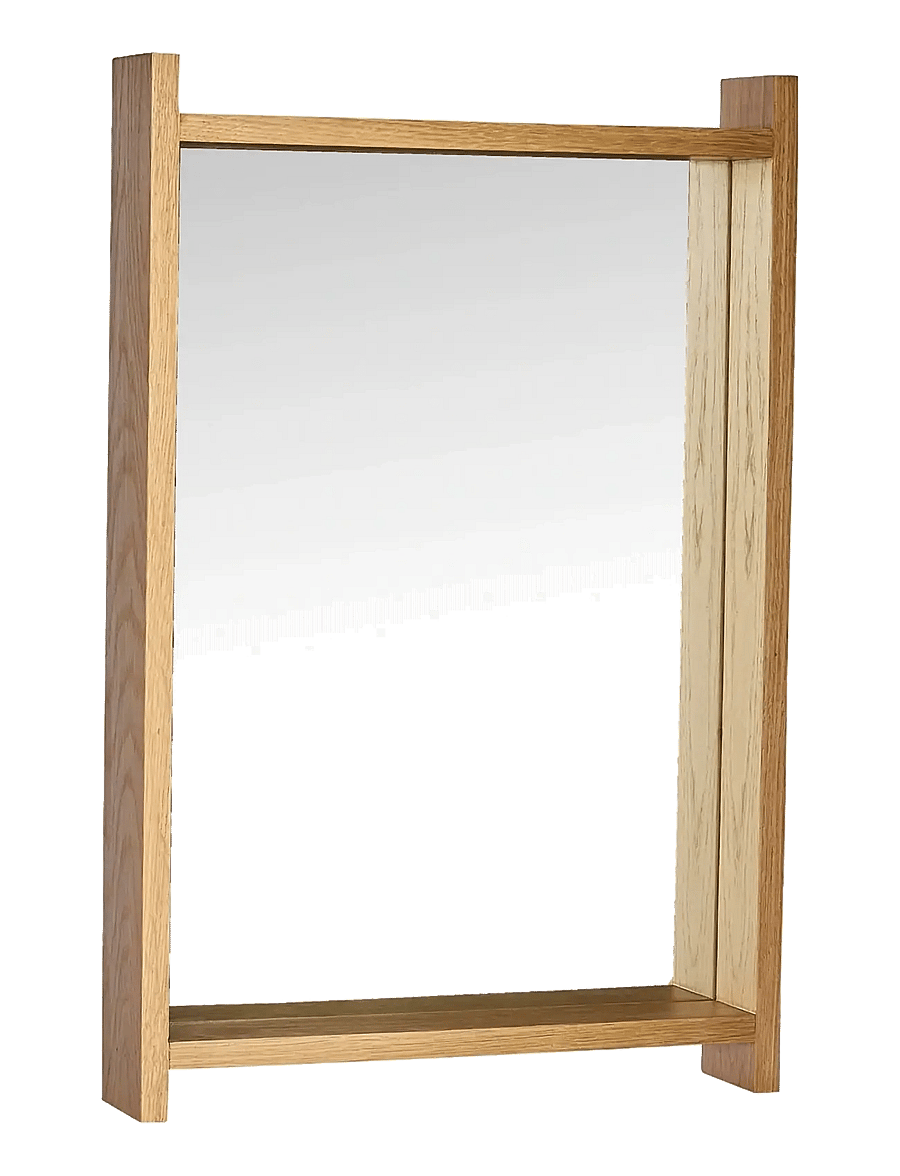 Hübsch - Forma Mirror - seinapeeglid - natural - 0