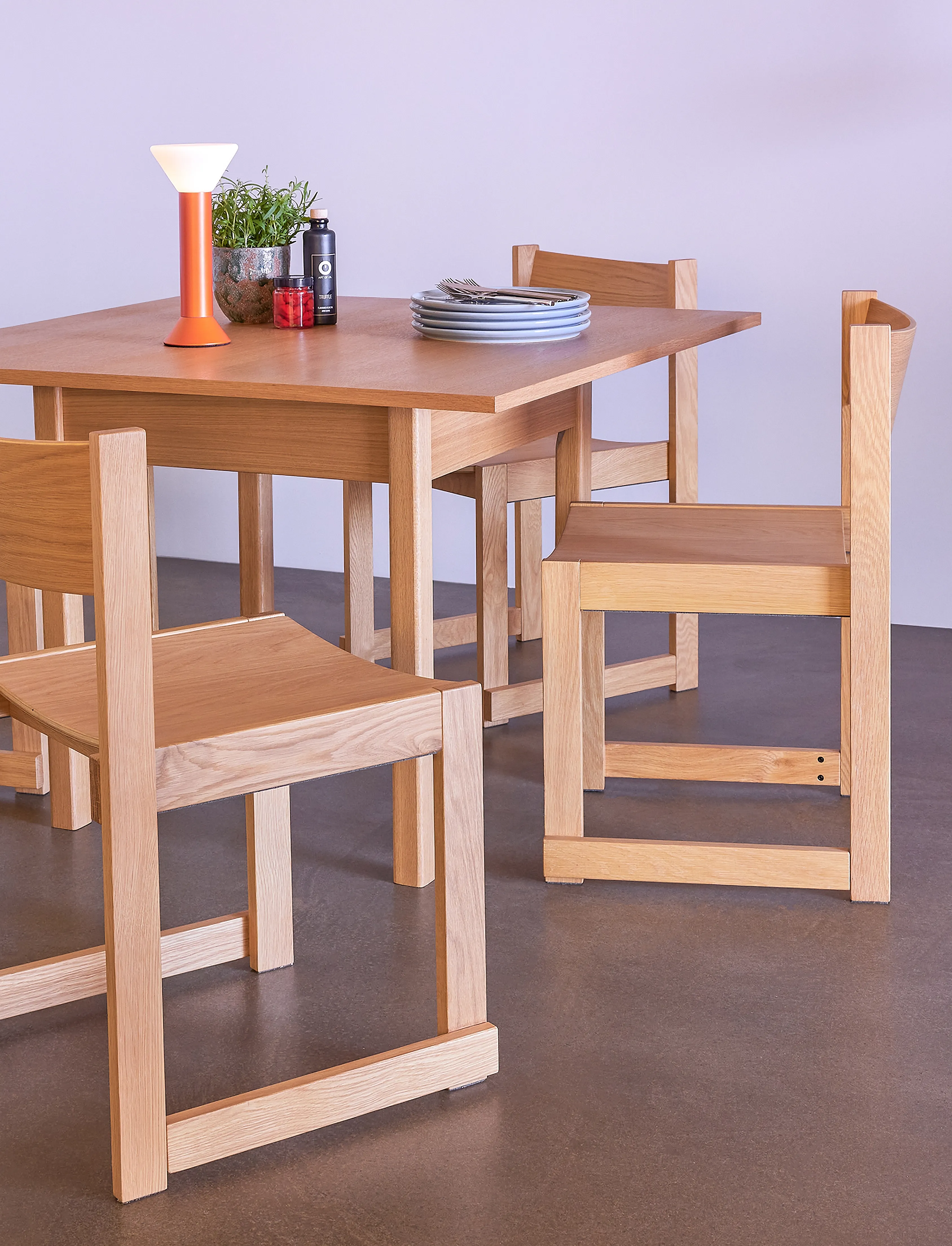 Hübsch - Geo Dining Table - borðstofuborð - natural - 5
