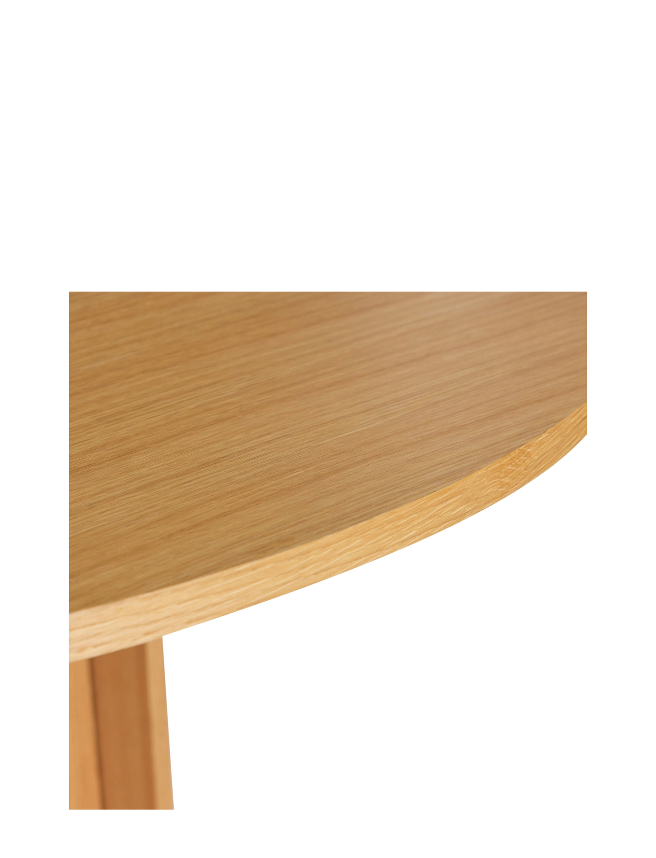 Hübsch - Straight Dining Table Round - natural - 3
