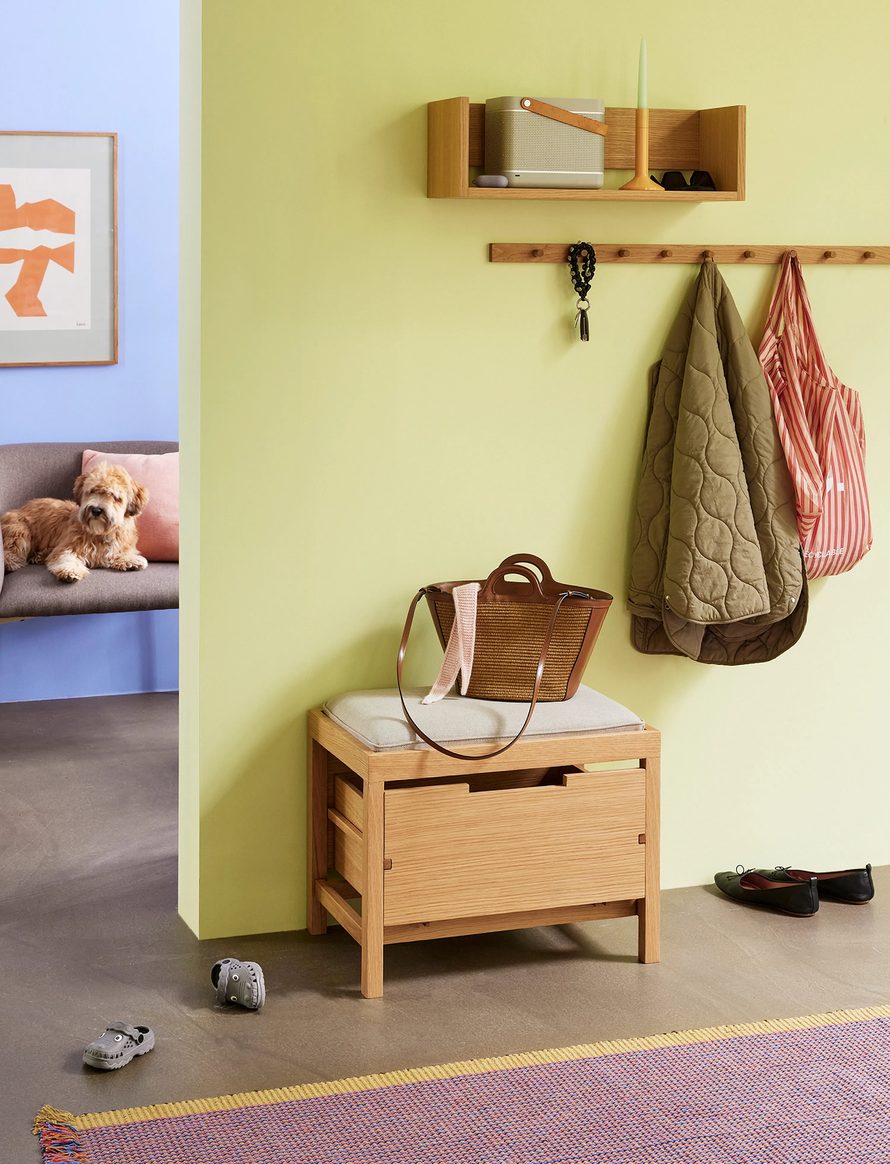 Hübsch - Gap Shelf - regale und verwahrung - natural - 4