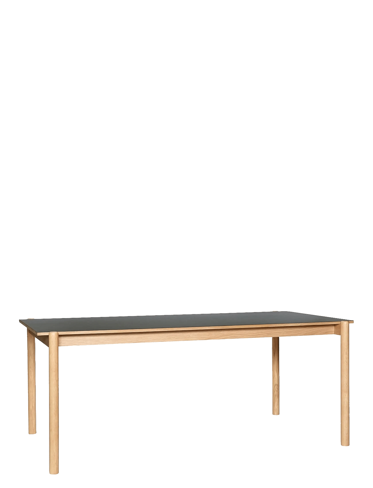Hübsch Oblique Dining Table Rectangular Black - Black - ONE SIZE