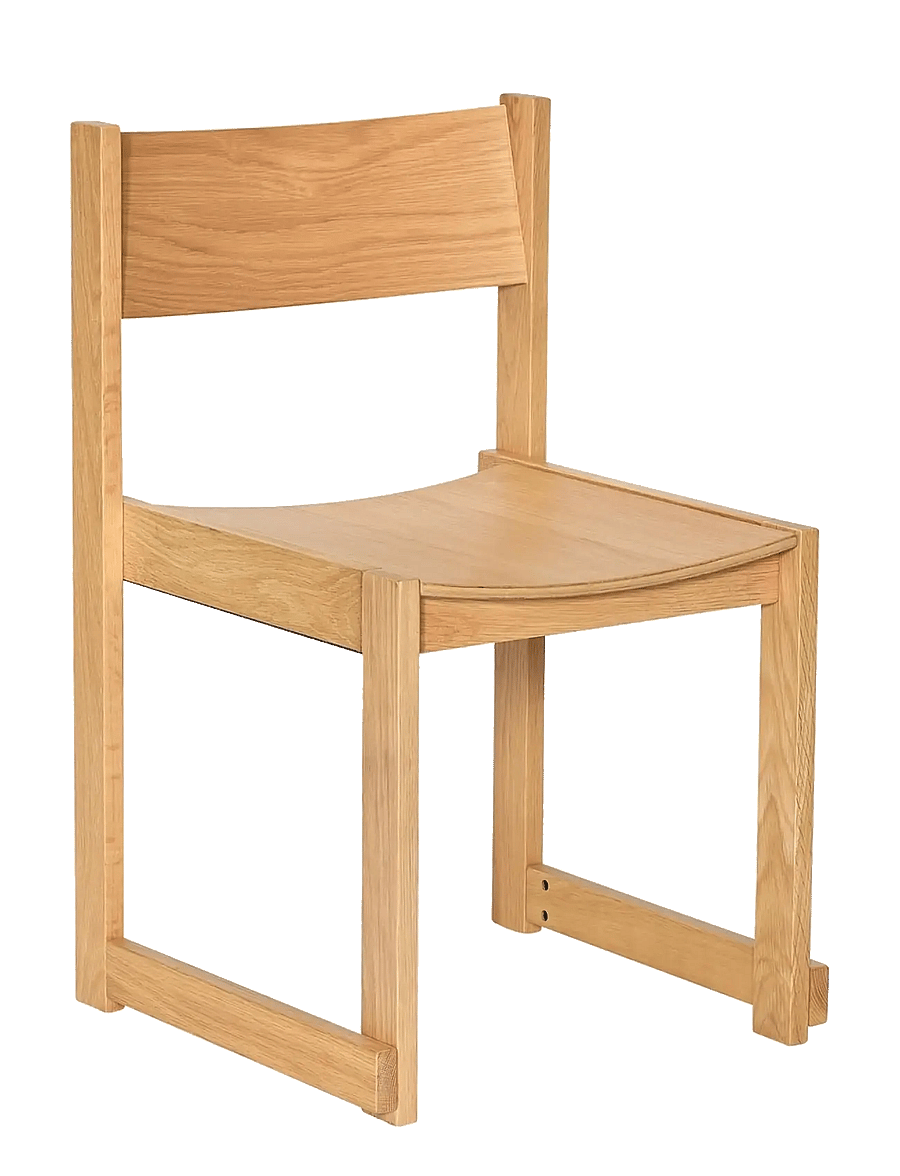 Hübsch - Forma Dining Chair - toolid - natural - 0