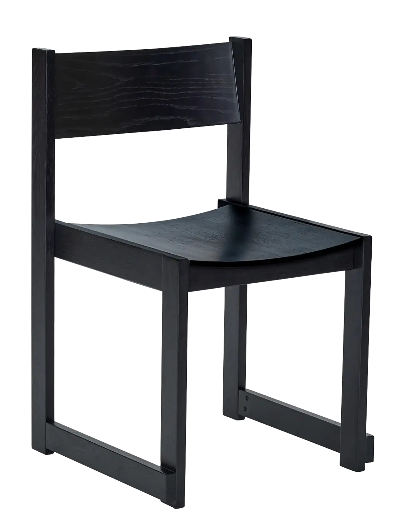 Hübsch Forma Dining Chair, Stol, Sort, Str: ONE SIZE