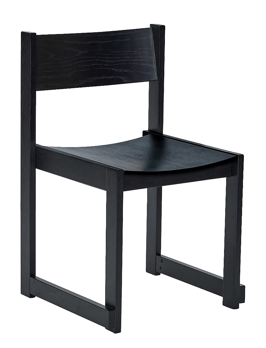 Hübsch - Forma Dining Chair - stühle - black - 1
