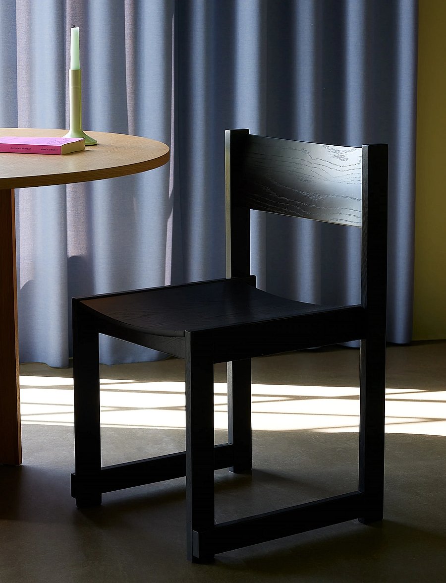 Hübsch - Forma Dining Chair - stühle - black - 0
