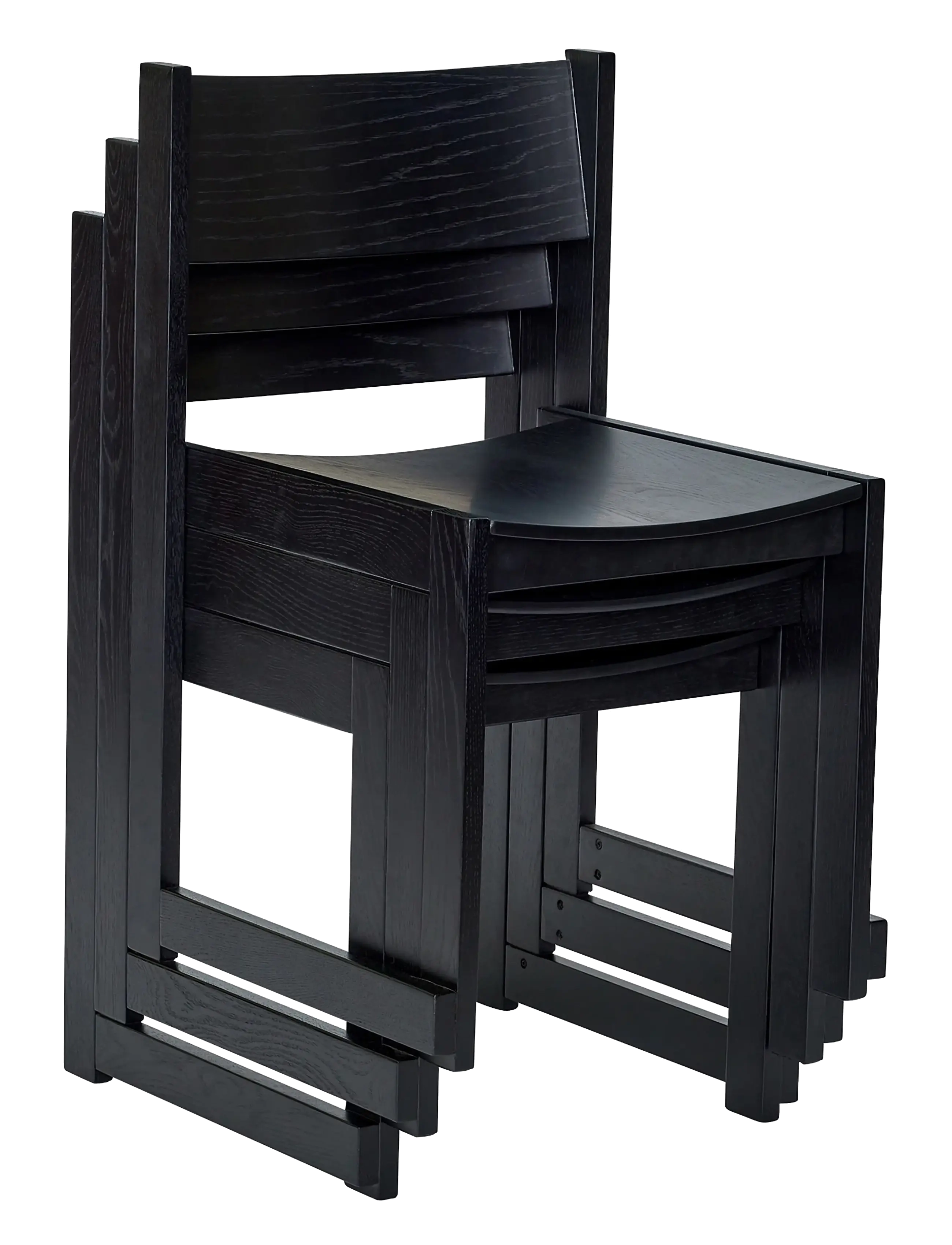 Hübsch - Forma Dining Chair - black - 4