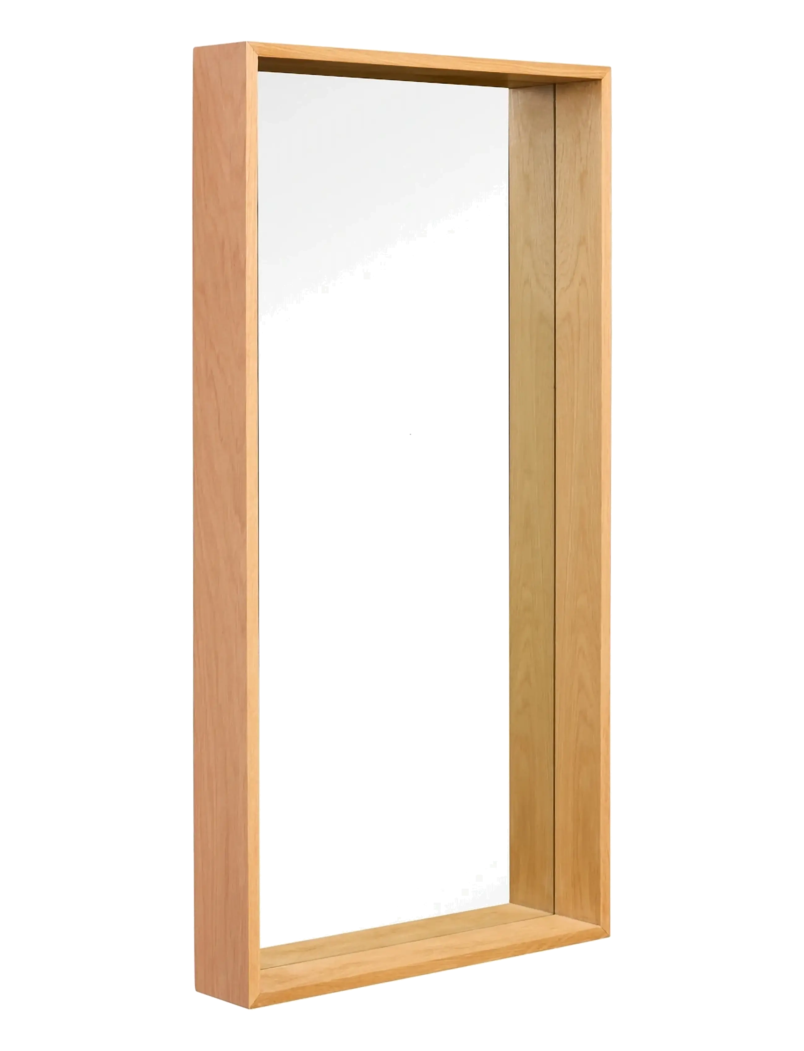 Hübsch Still Mirror Natural, Vægspejl, Beige, Str: 53X10X103CM