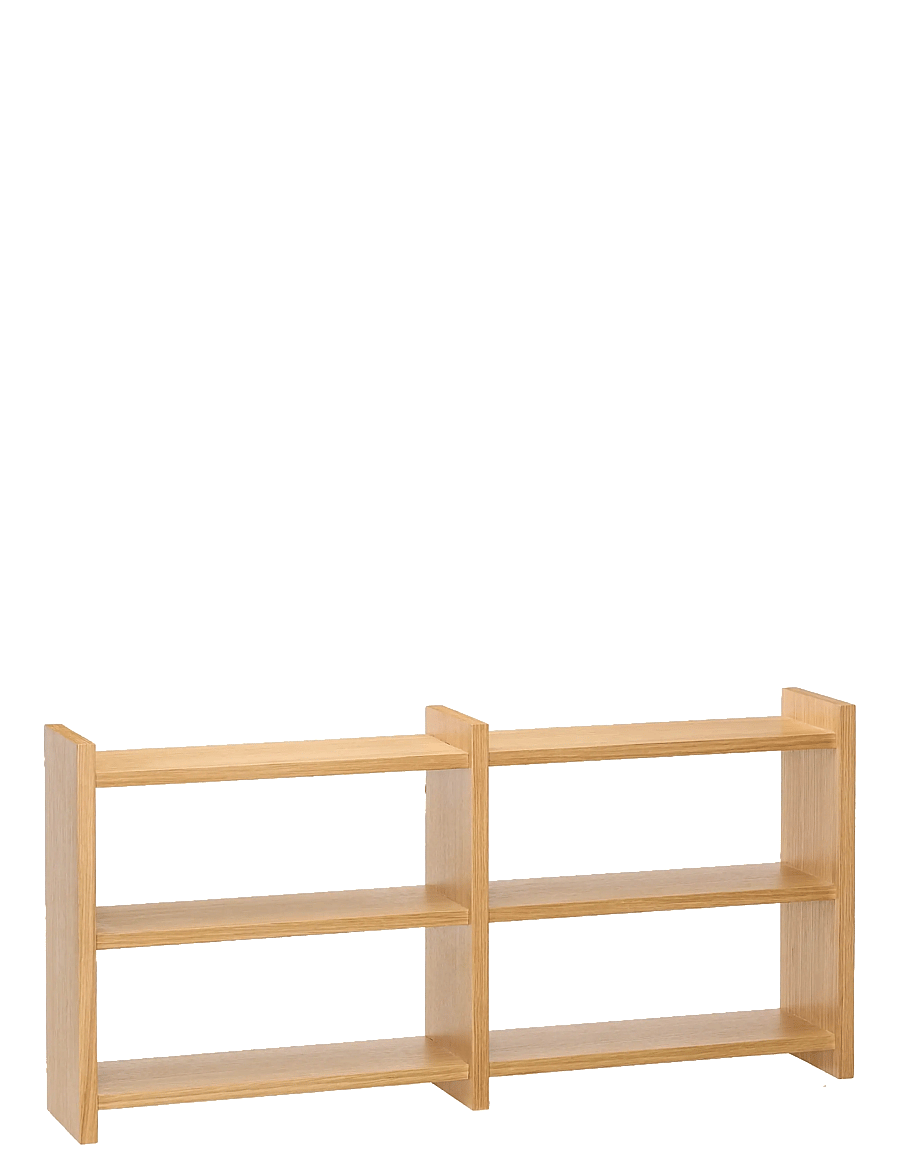 Hübsch - Kant Shelf Unit Natural - regale und verwahrung - natural - 1