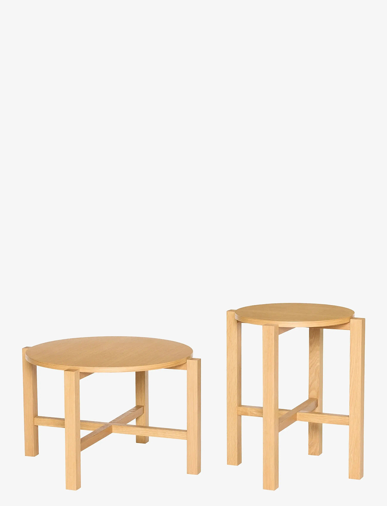 Hübsch - Four Coffee Table Natural (set of 2) - natural - 1