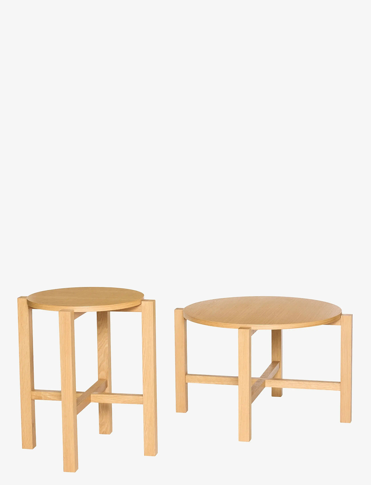 Hübsch - Four Coffee Table Natural (set of 2) - natural - 2