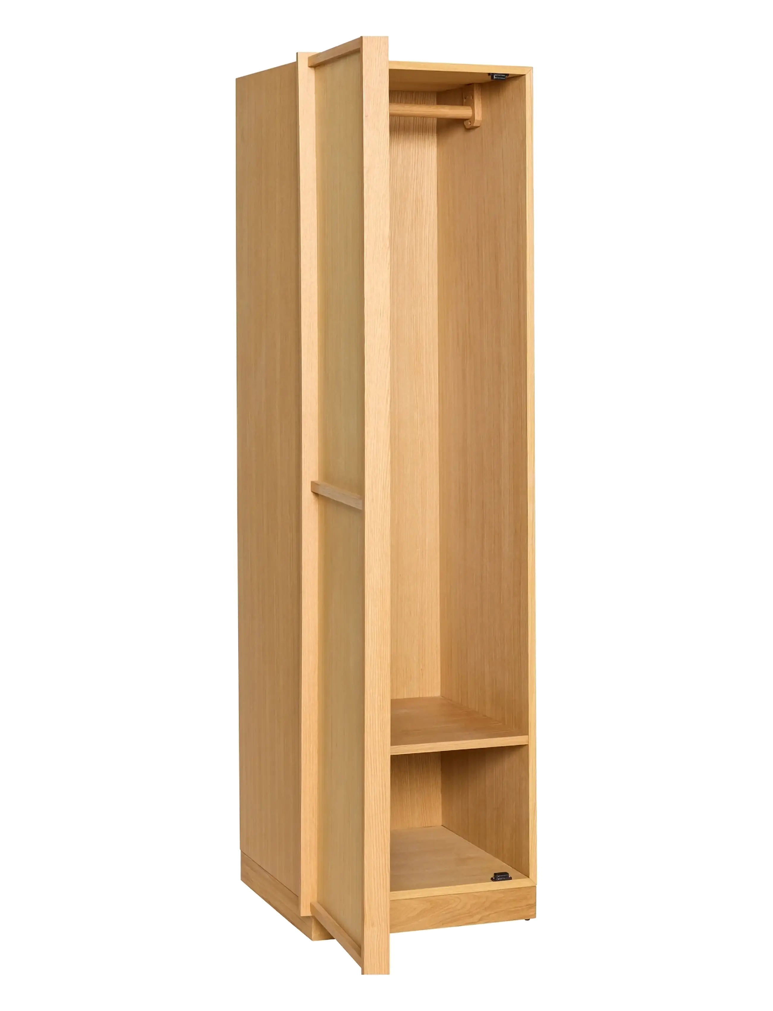 Hübsch - Kura Wardrobe Small Natural - skåp - natural - 2