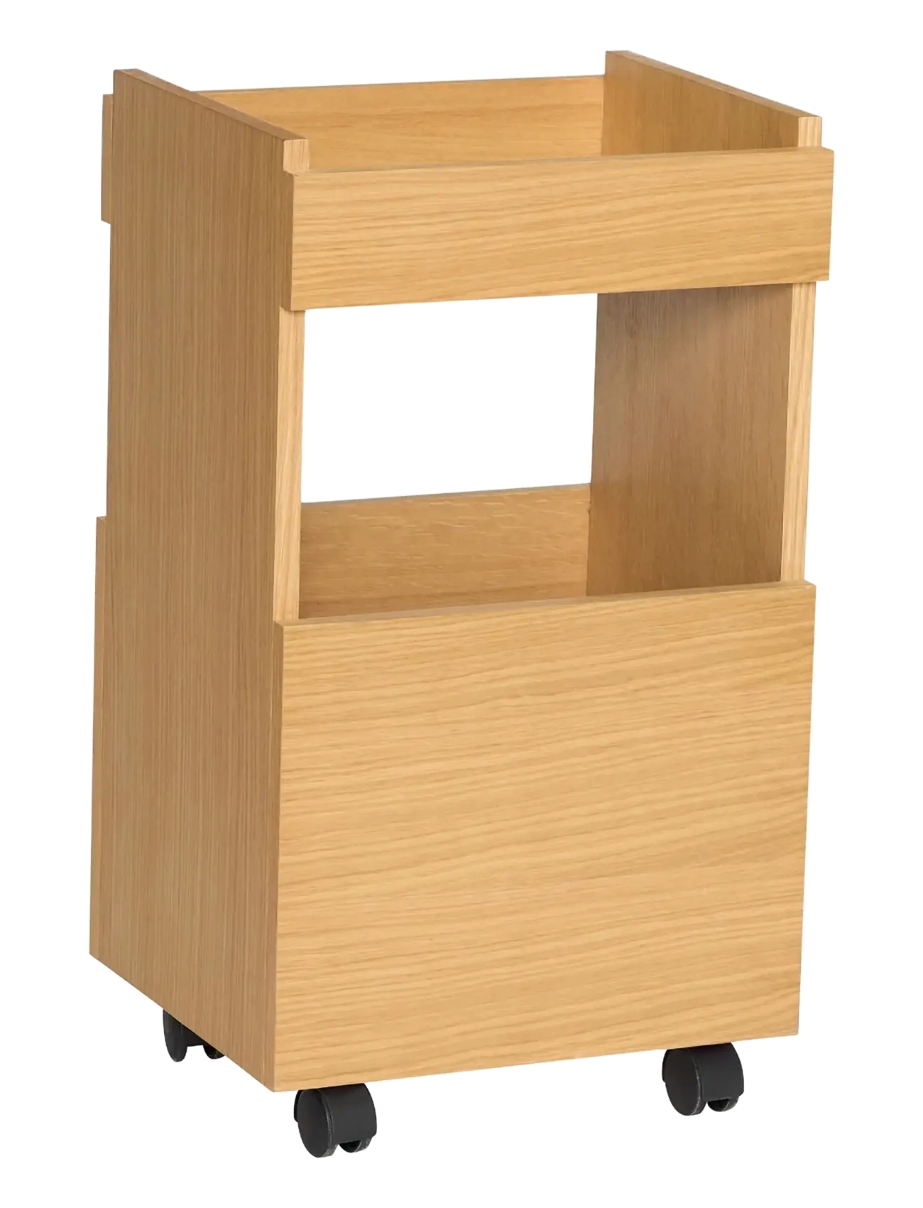 Hübsch Forma Trolley Natural, Bordvogn, Str: 40X35X70CM
