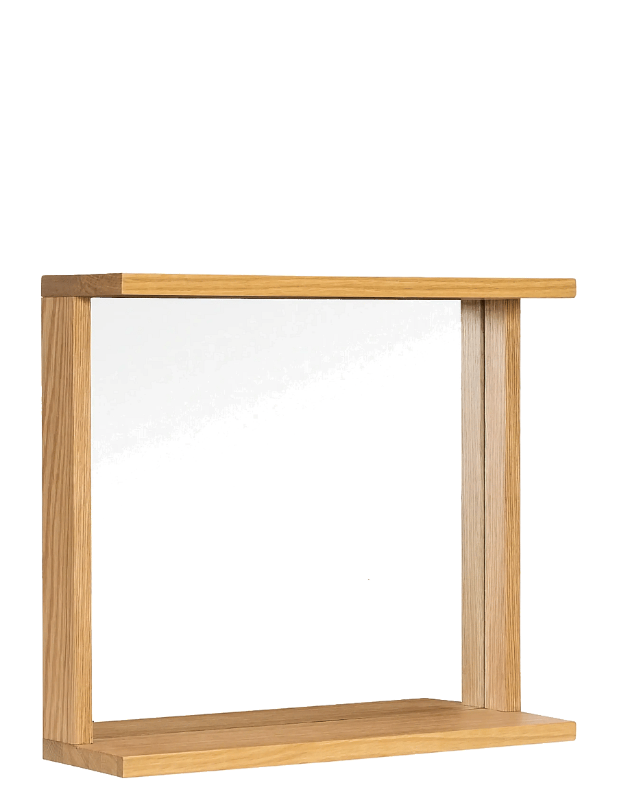 Hübsch - Base Mirror Natural - wandspiegel - natural - 1