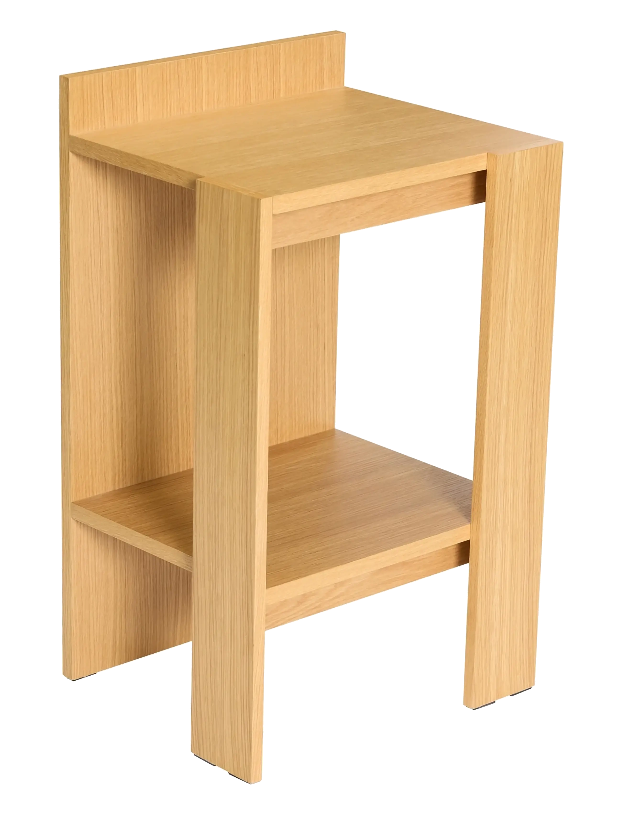 Hübsch - Merge Bedside Table Natural - nattbord - natural - 2