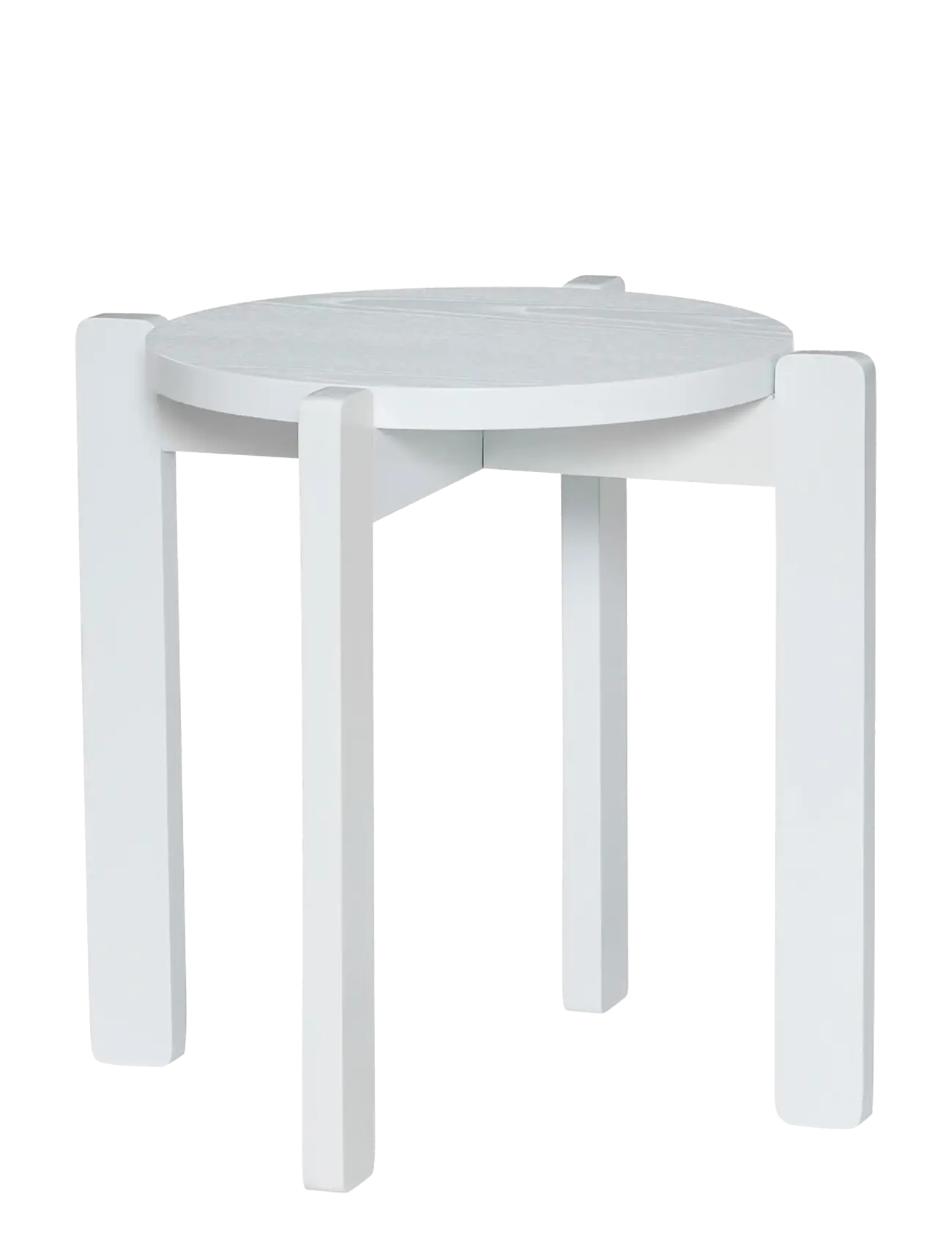 Hübsch Always Stool Light Grey, Taburet og bænk, Grå, Str: 45X42CM