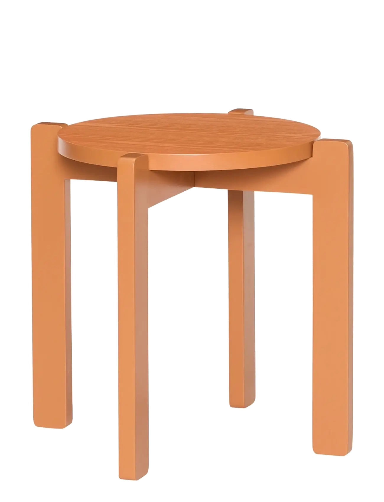 Hübsch Always Stool Orange, Taburet og bænk, Orange, Str: 45X42CM