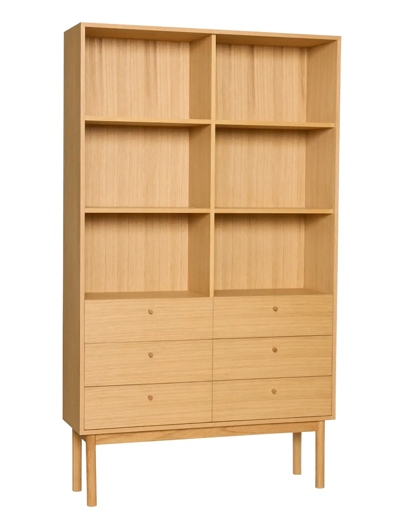 Hübsch Read Cabinet Natural, Cabinet, Str: 110X35X190CM