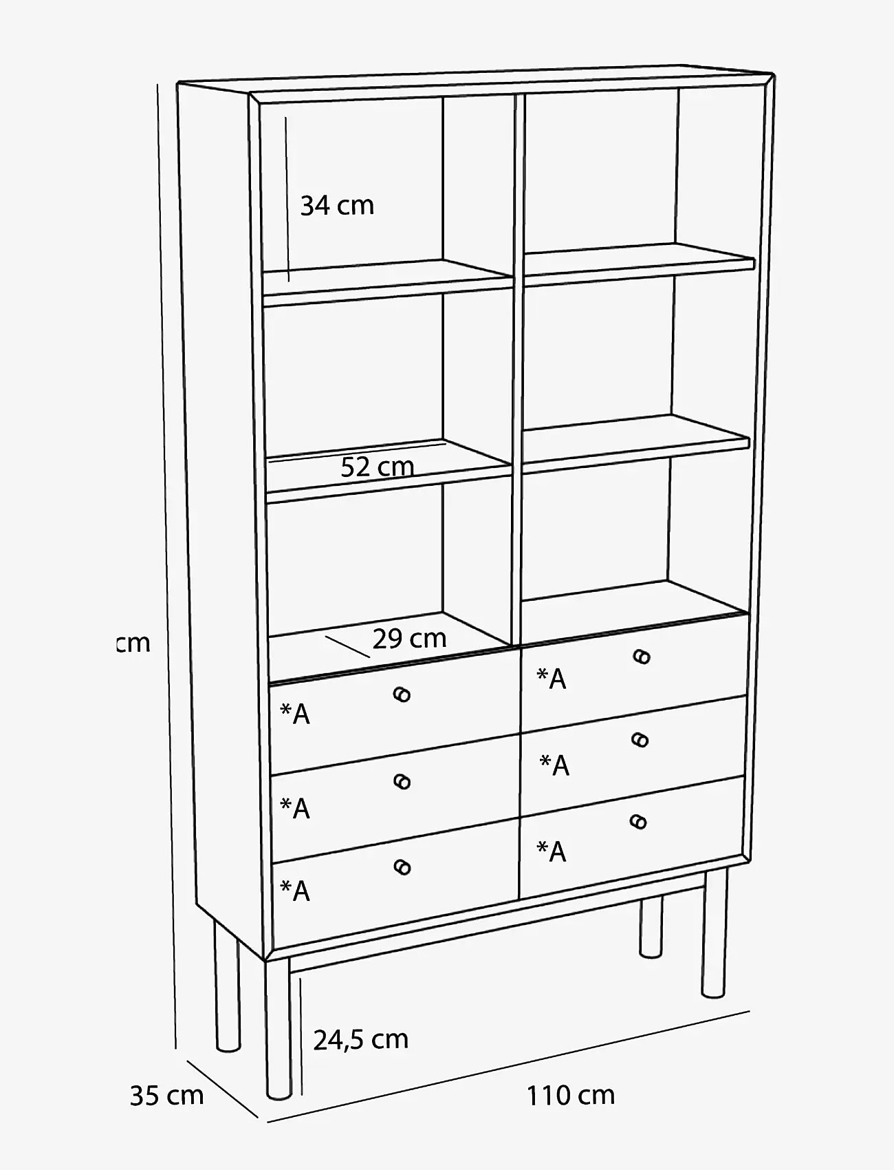 Hübsch - Read Cabinet Natural - natural - 3