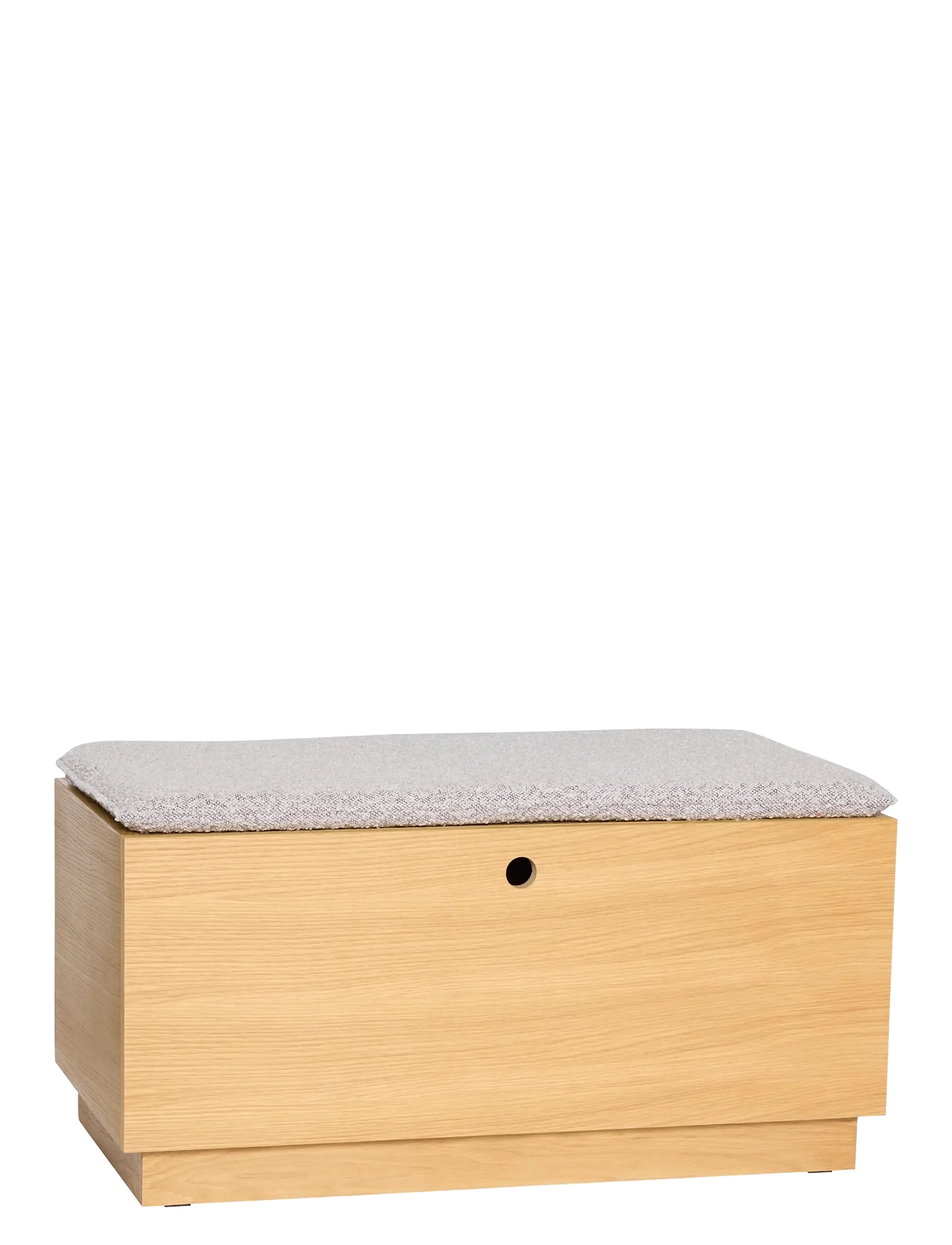Hübsch Alcove Bench Natural, Taburet og bænk, Str: 90X47X45CM