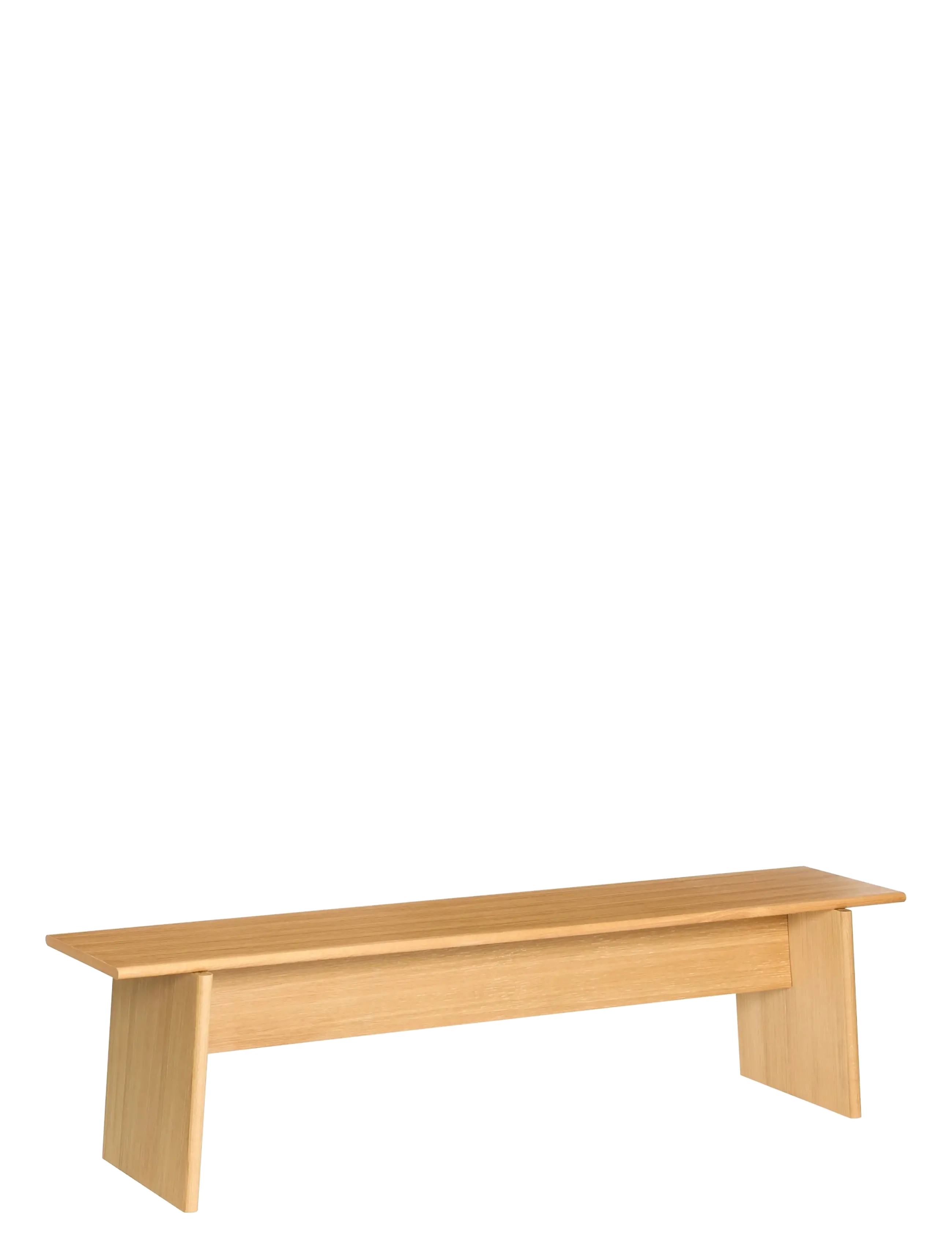 Hübsch - Baenk Bench Natural - taburetter og bænke - natural - 2