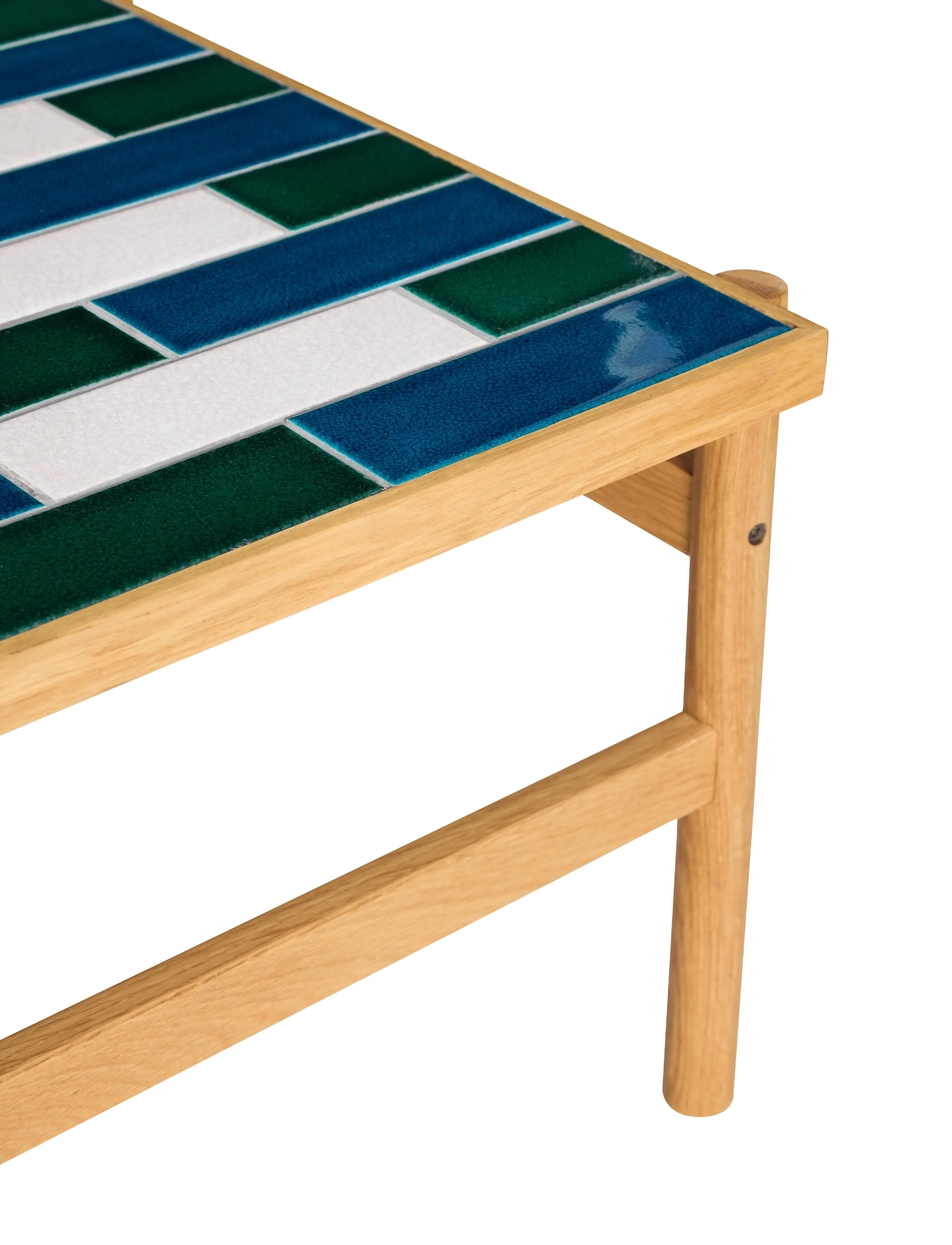 Hübsch - Motif Coffee Table Multicolour - sófaborð - black,natural,white - 3