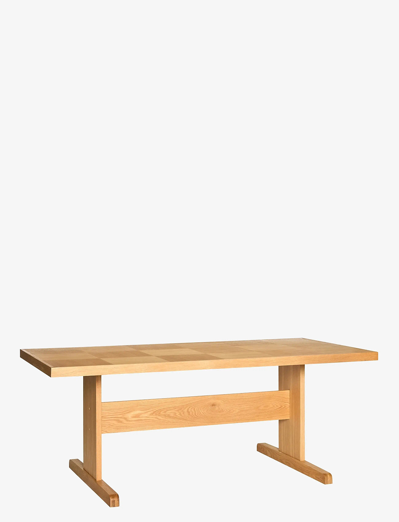 Hübsch - Skak Dining Table Natural - natural - 1