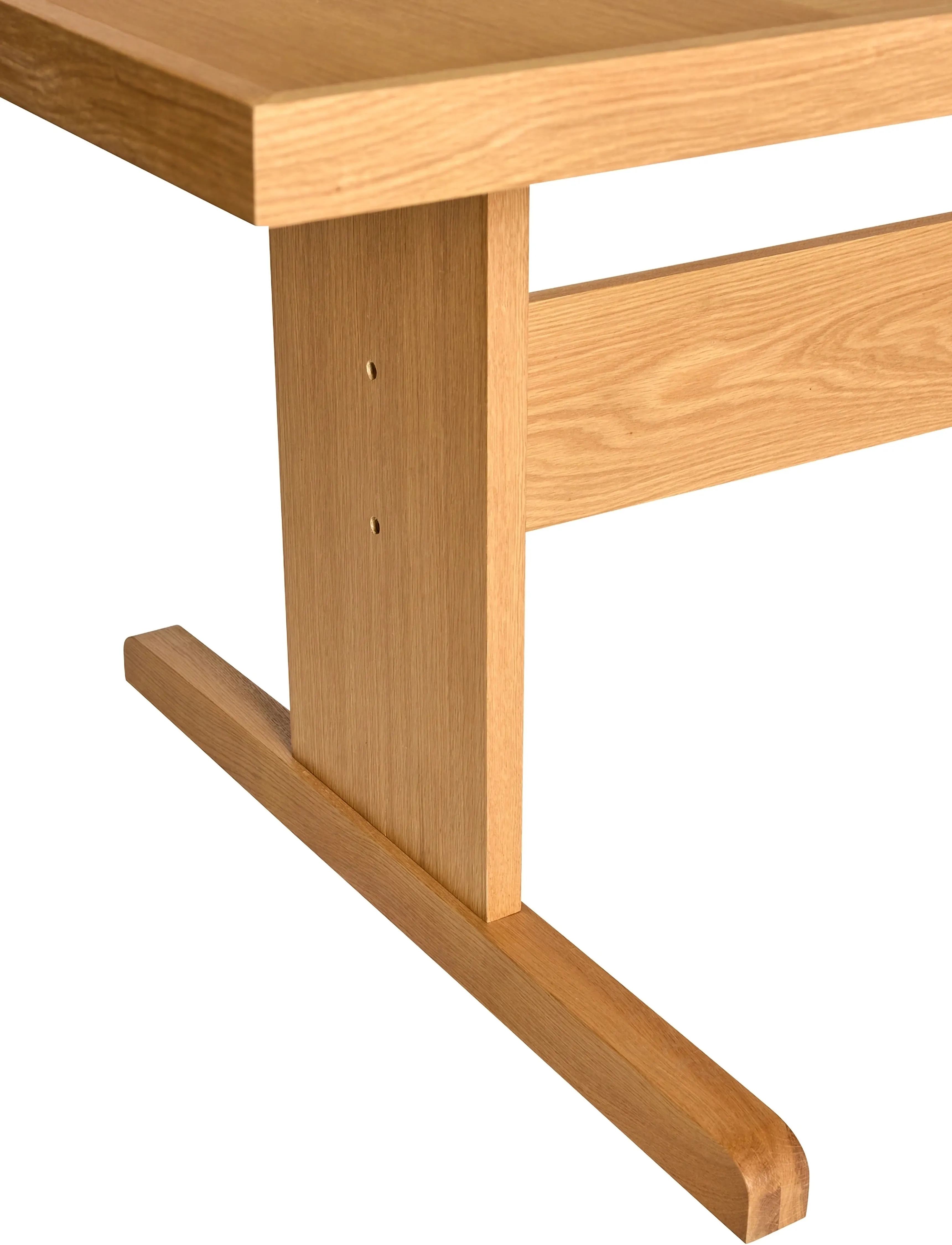 Hübsch - Skak Dining Table Natural - borðstofuborð - natural - 5