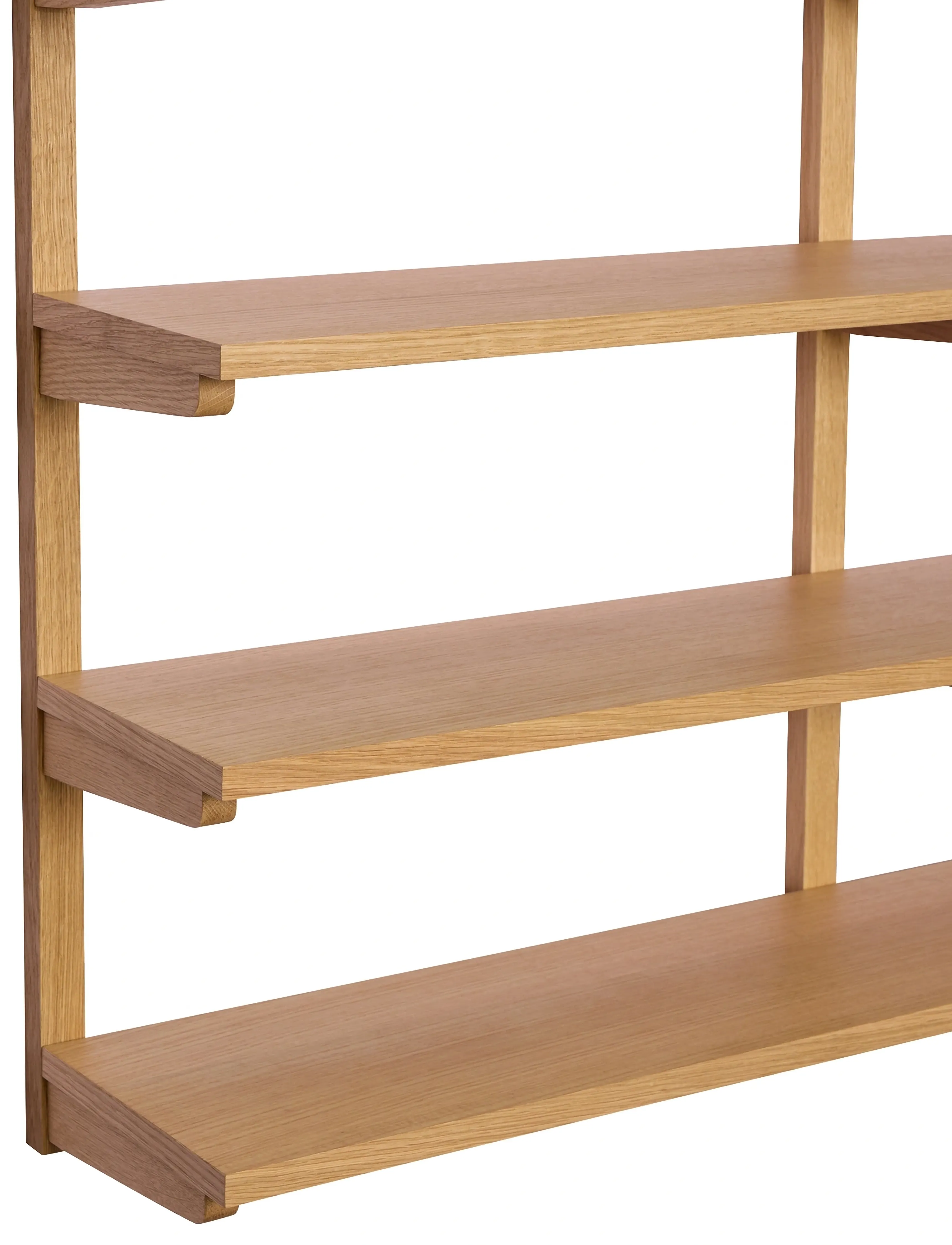 Hübsch - Long Shelf Unit Natural - natural - 4
