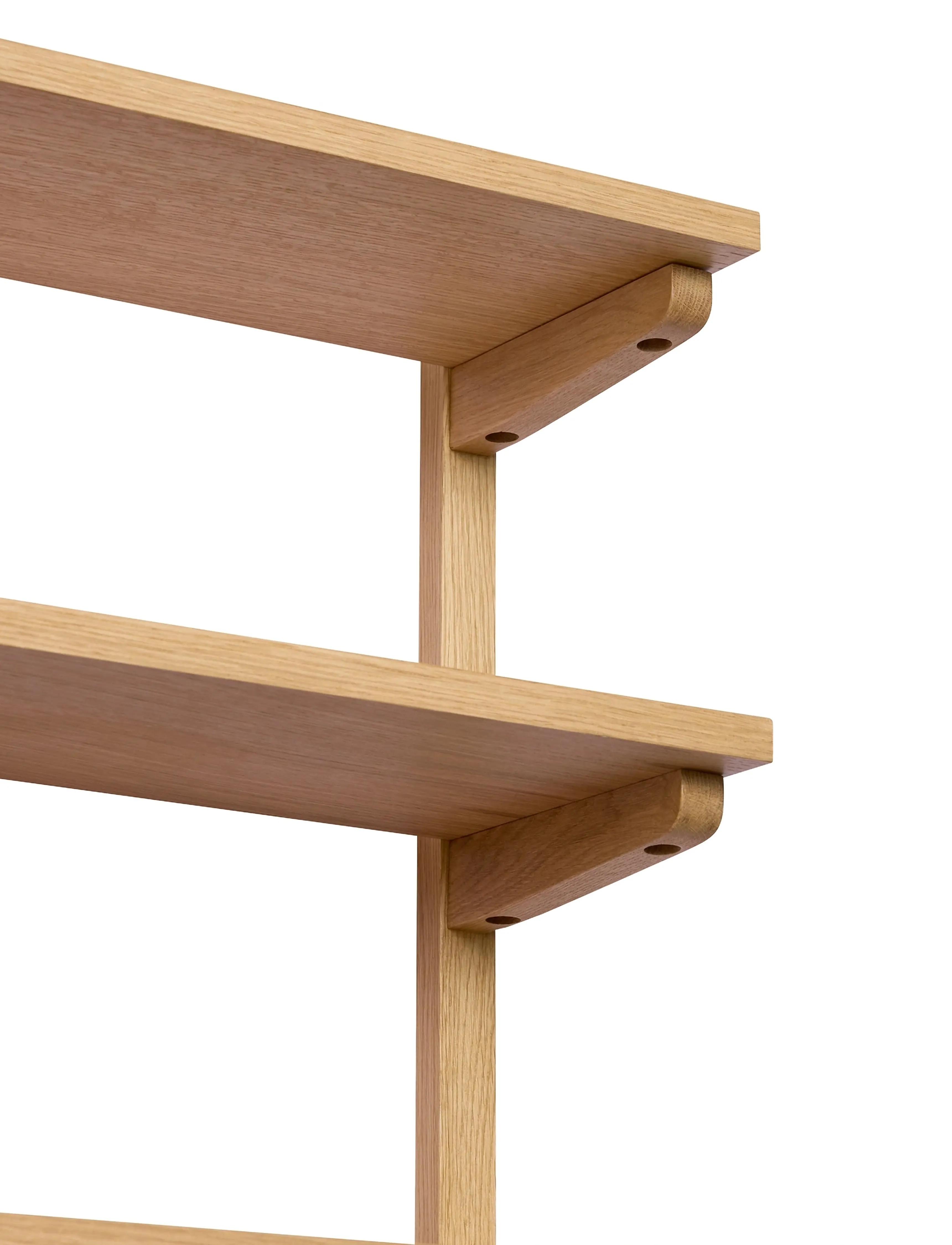 Hübsch - Long Shelf Unit Natural - natural - 5