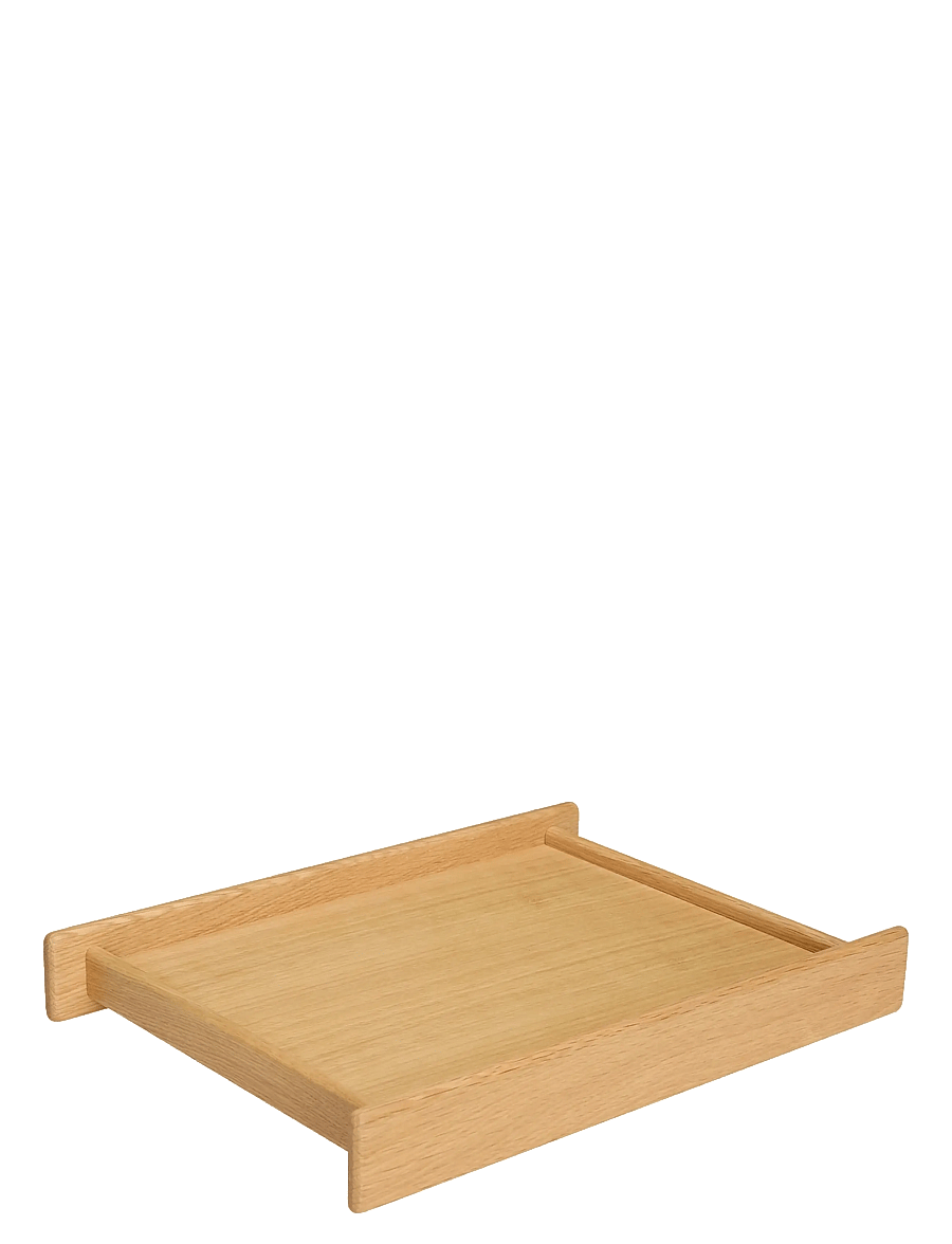 Hübsch - Less Tray Natural - tabletts - natural - 2