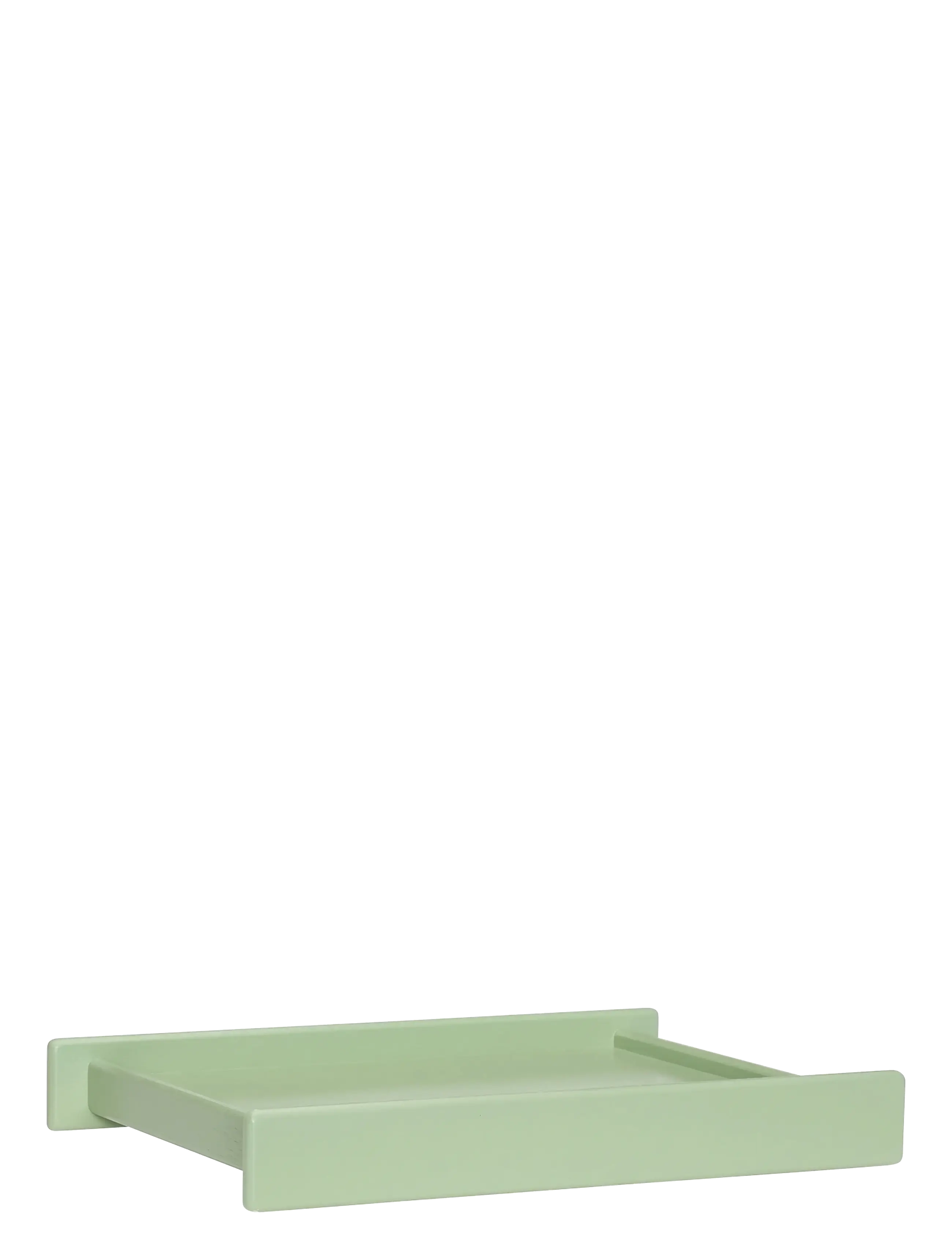 Hübsch Less Tray Green, Bakke, Grøn, Str: 42X33X6CM