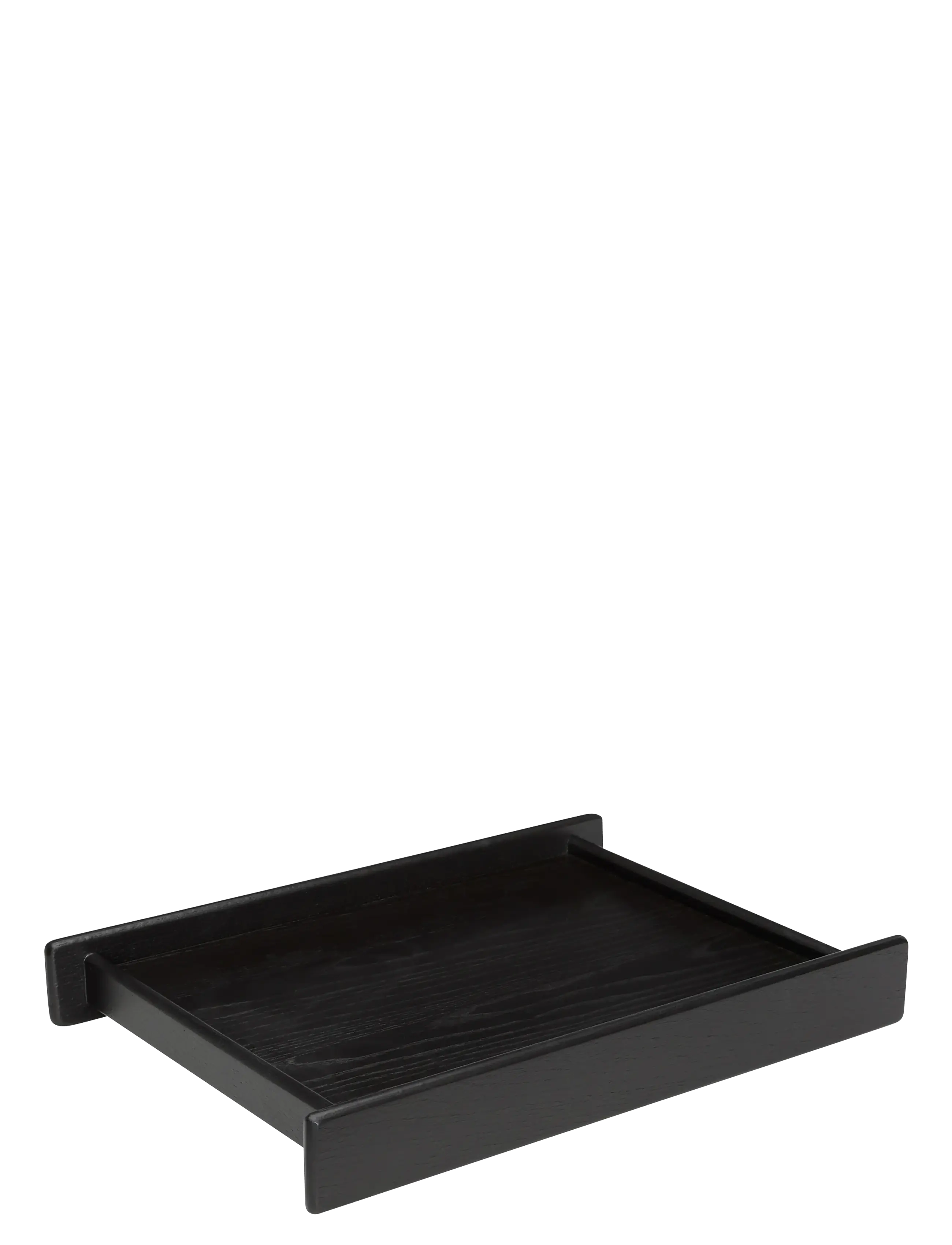 Hübsch - Less Tray Black - serveringsbakker - black - 2