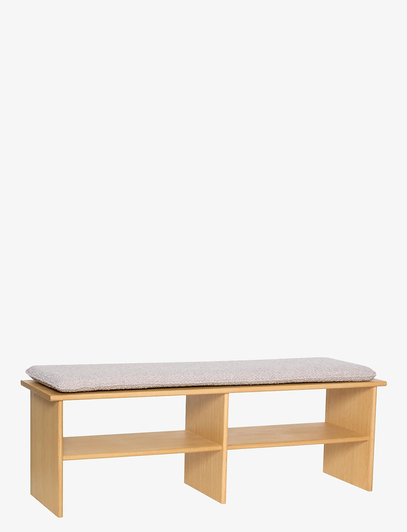 Hübsch - Layer Bench Natural - light grey,natural - 1