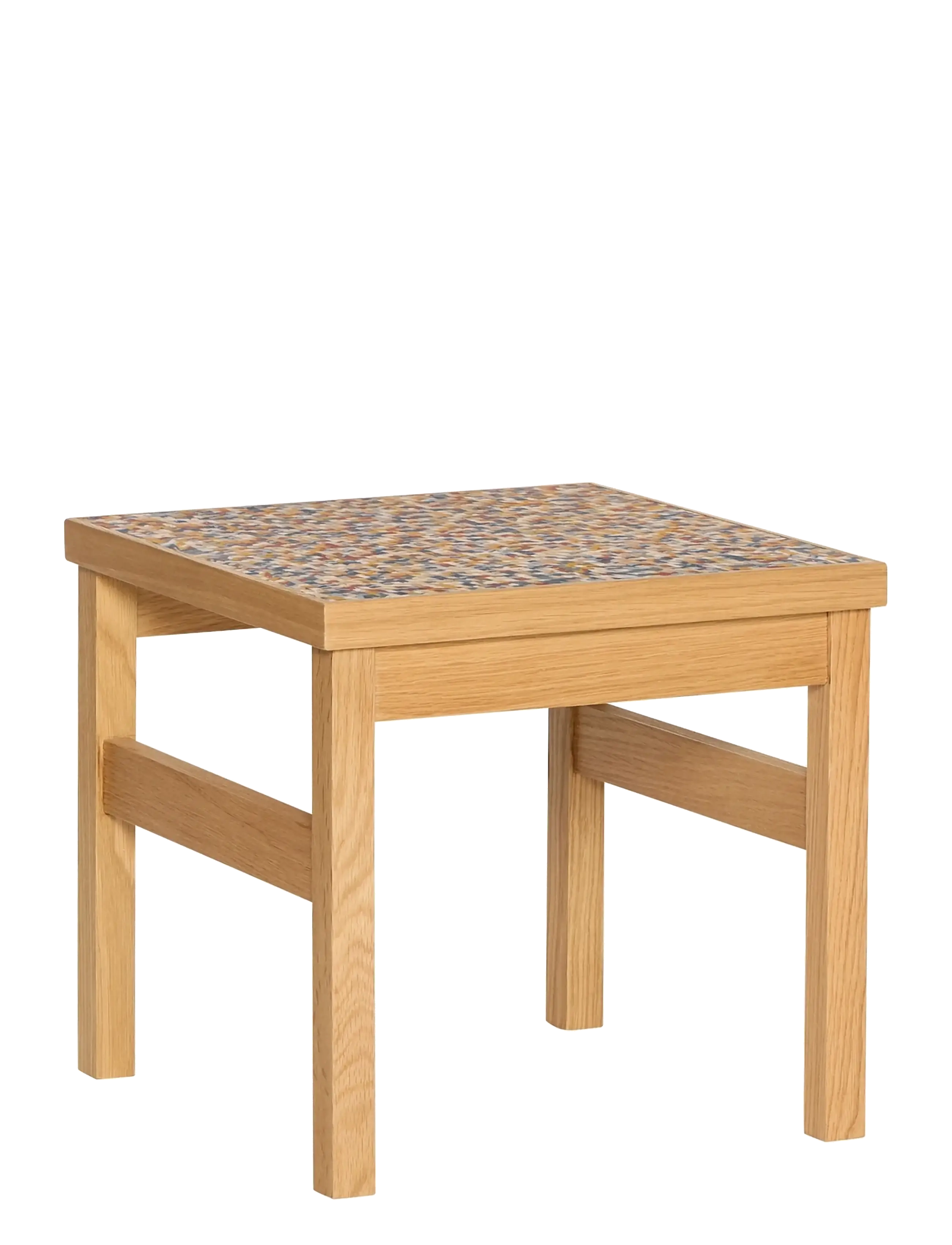 Hübsch Confetti Side Table Multicolour, Sidebord og lille bord, Str: 40X40X38CM