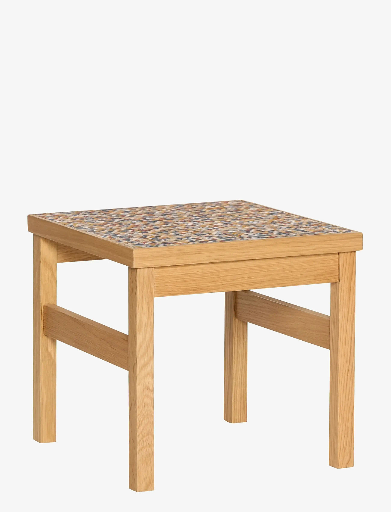 Hübsch - Confetti Side Table Multicolour - multi-coloured,natural - 1