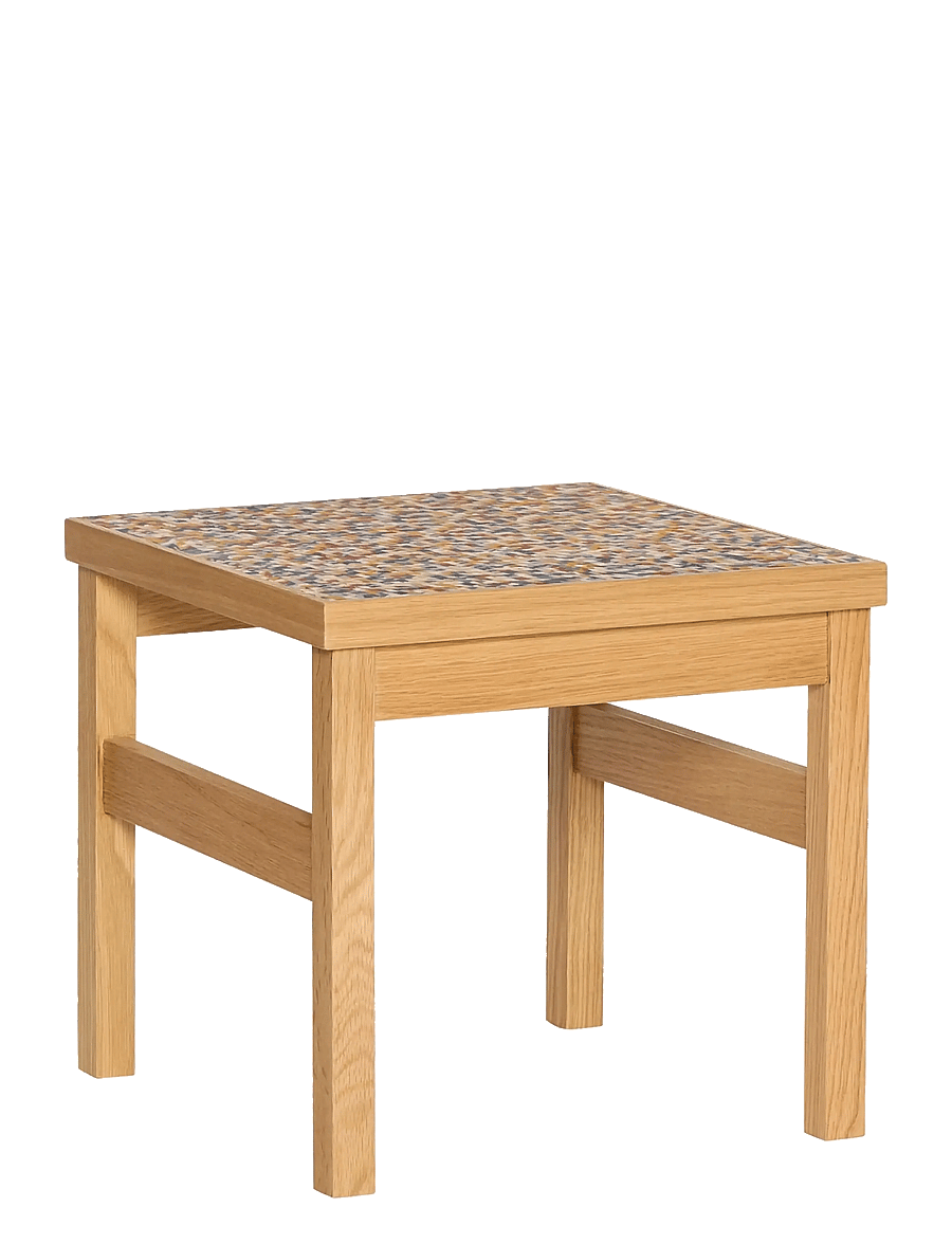 Hübsch - Confetti Side Table Multicolour - küljelauad ja väikesed lauad - multi-coloured,natural - 1