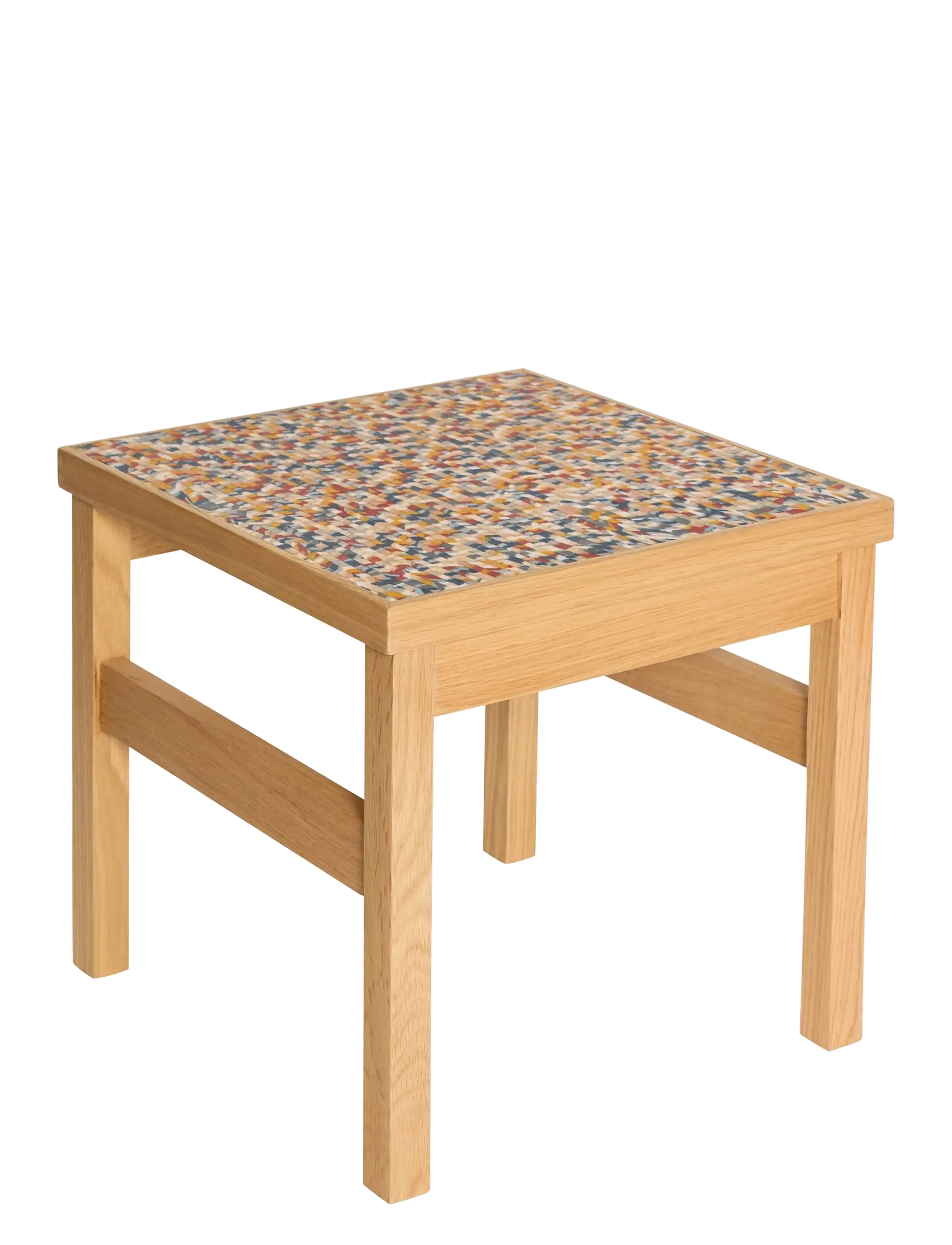 Hübsch - Confetti Side Table Multicolour - side tables & small tables - multi-coloured,natural - 2