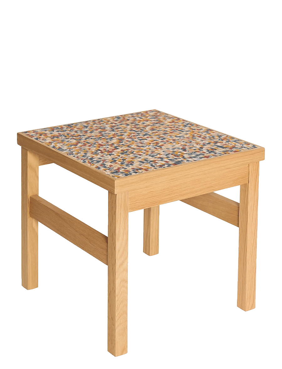 Hübsch - Confetti Side Table Multicolour - küljelauad ja väikesed lauad - multi-coloured,natural - 2