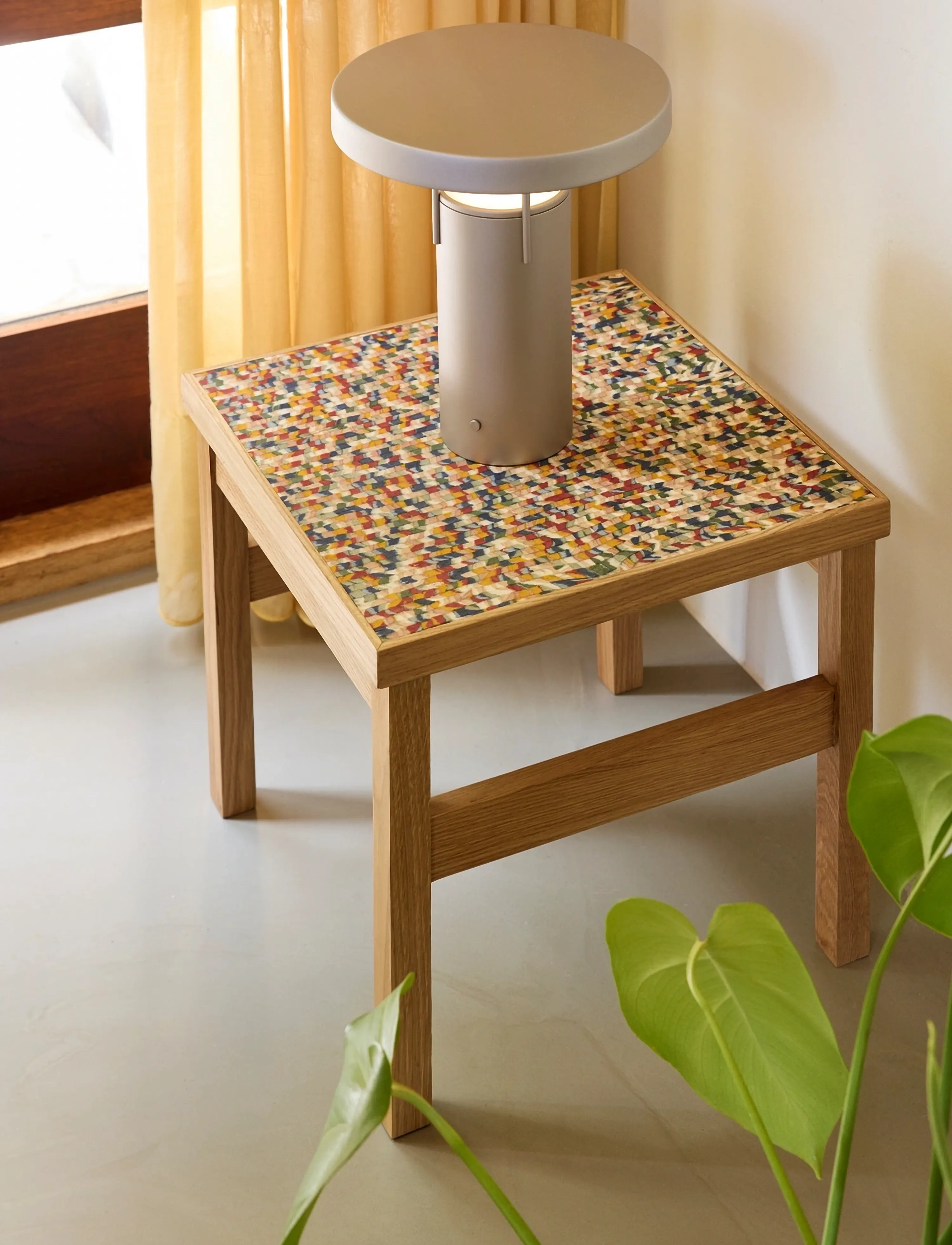 Hübsch Confetti Side Table Multicolour, 40X40X38 cm, Tables - & Small Tables, Homeware