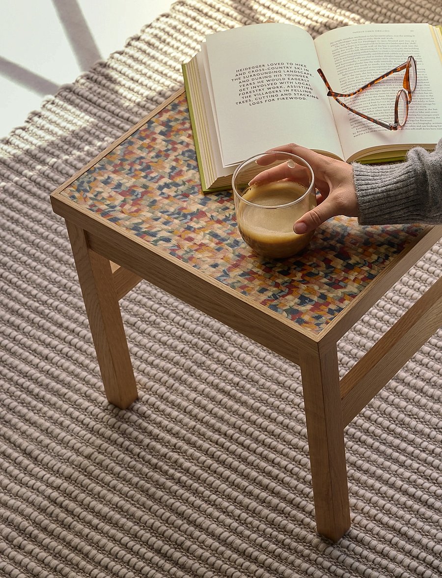 Hübsch - Confetti Side Table Multicolour - küljelauad ja väikesed lauad - multi-coloured,natural - 5