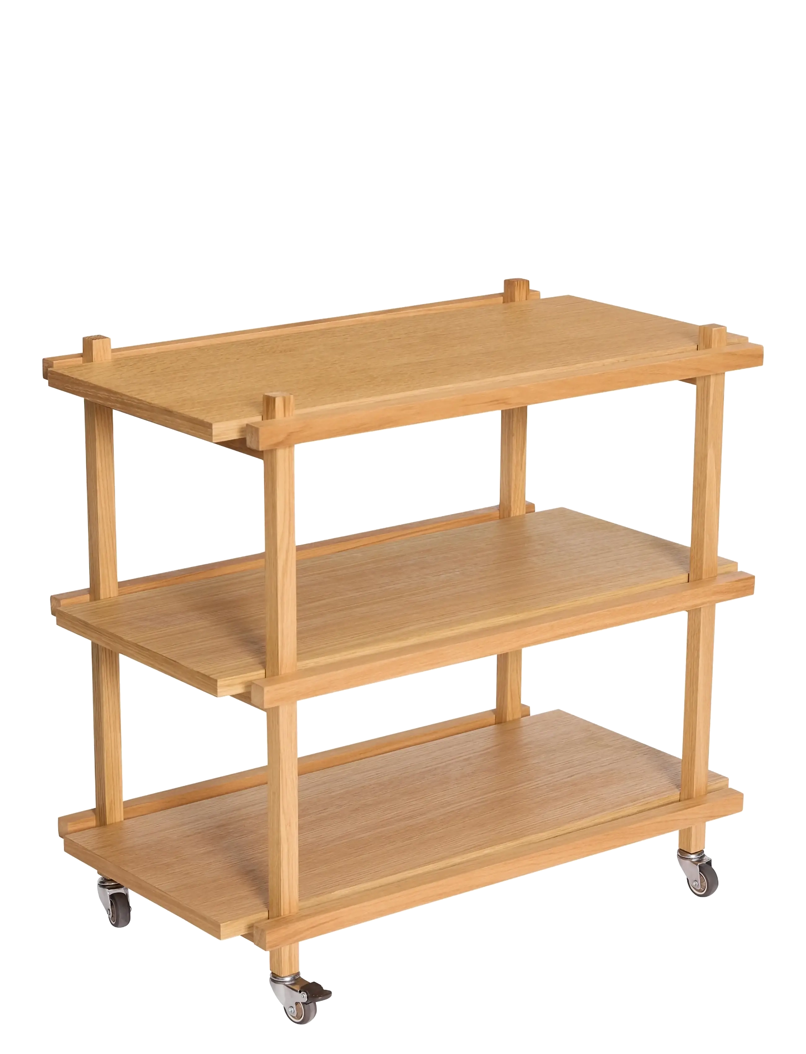 Hübsch - Crayon Trolley Natural - wózki na kółkach - natural - 2