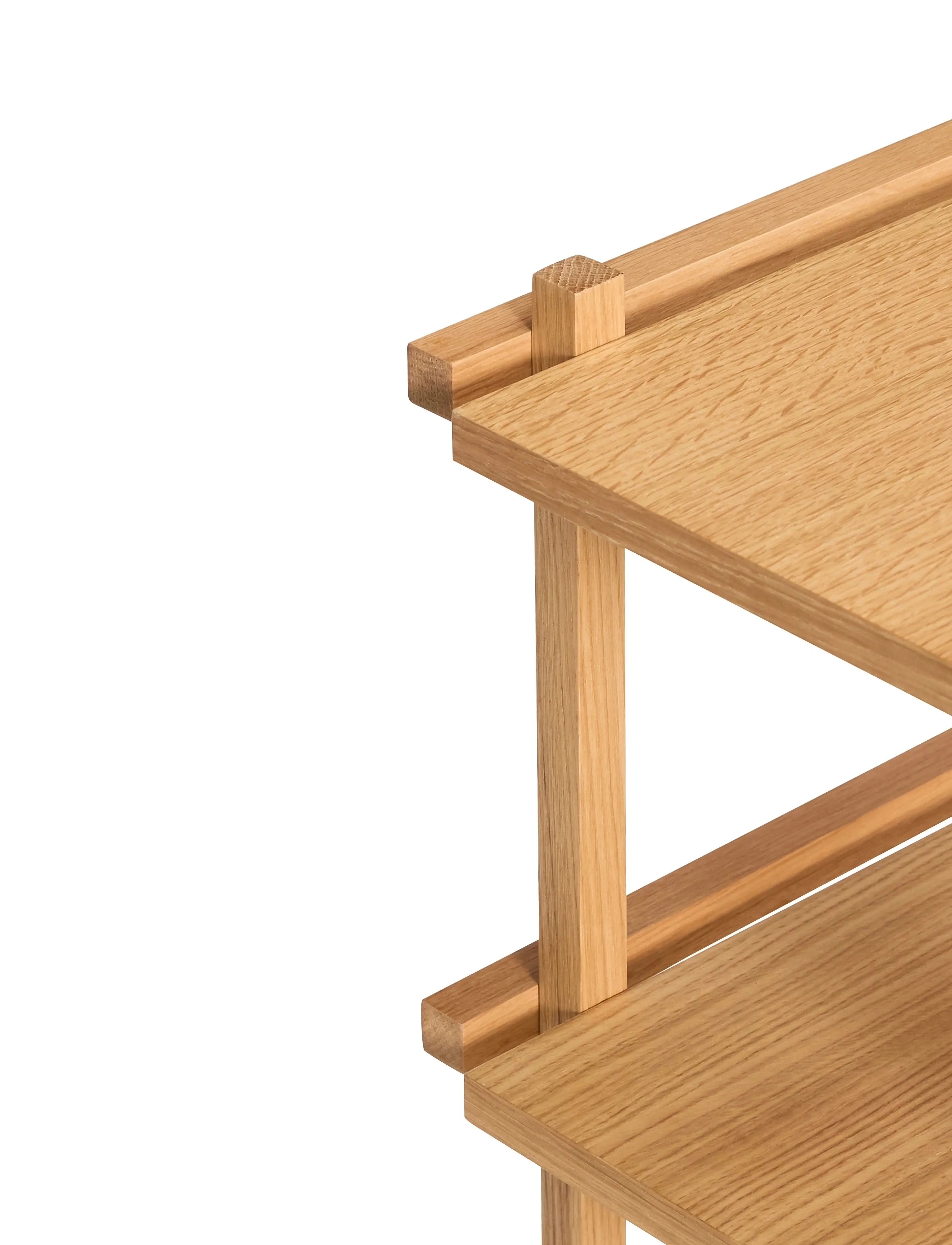 Hübsch - Crayon Trolley Natural - wózki na kółkach - natural - 4